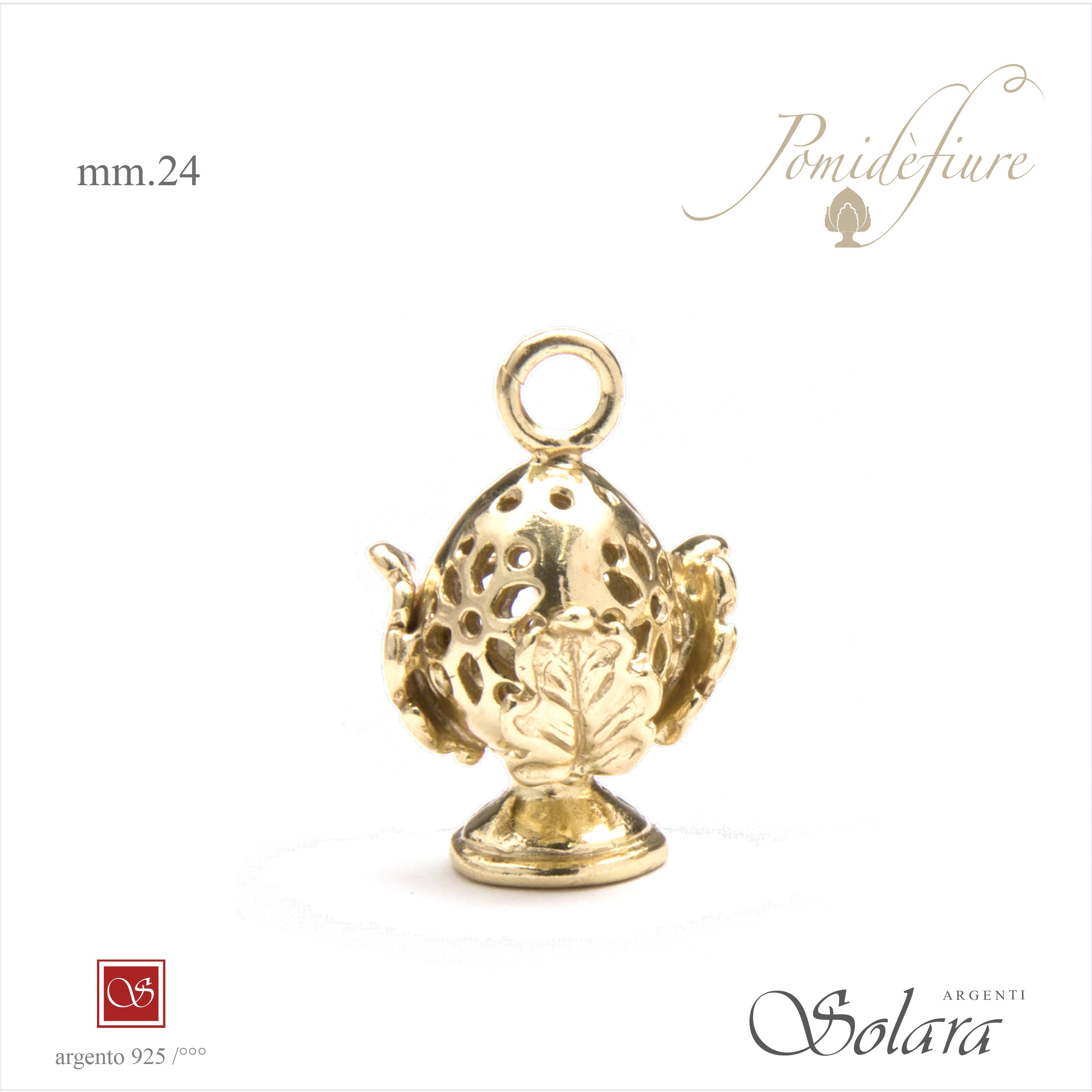 Pomidèfiure traforo dorato