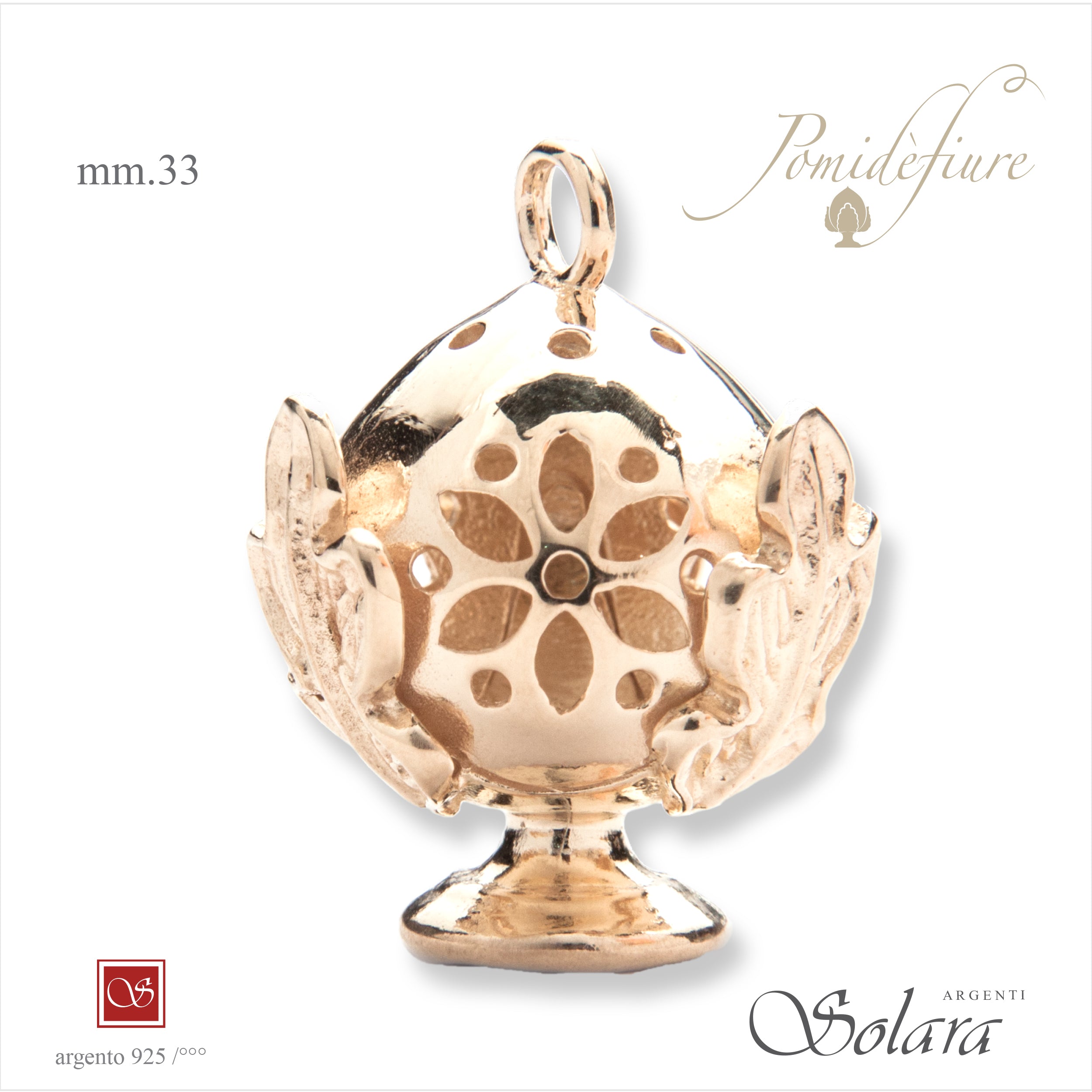 Pomidèfiure traforo dorato