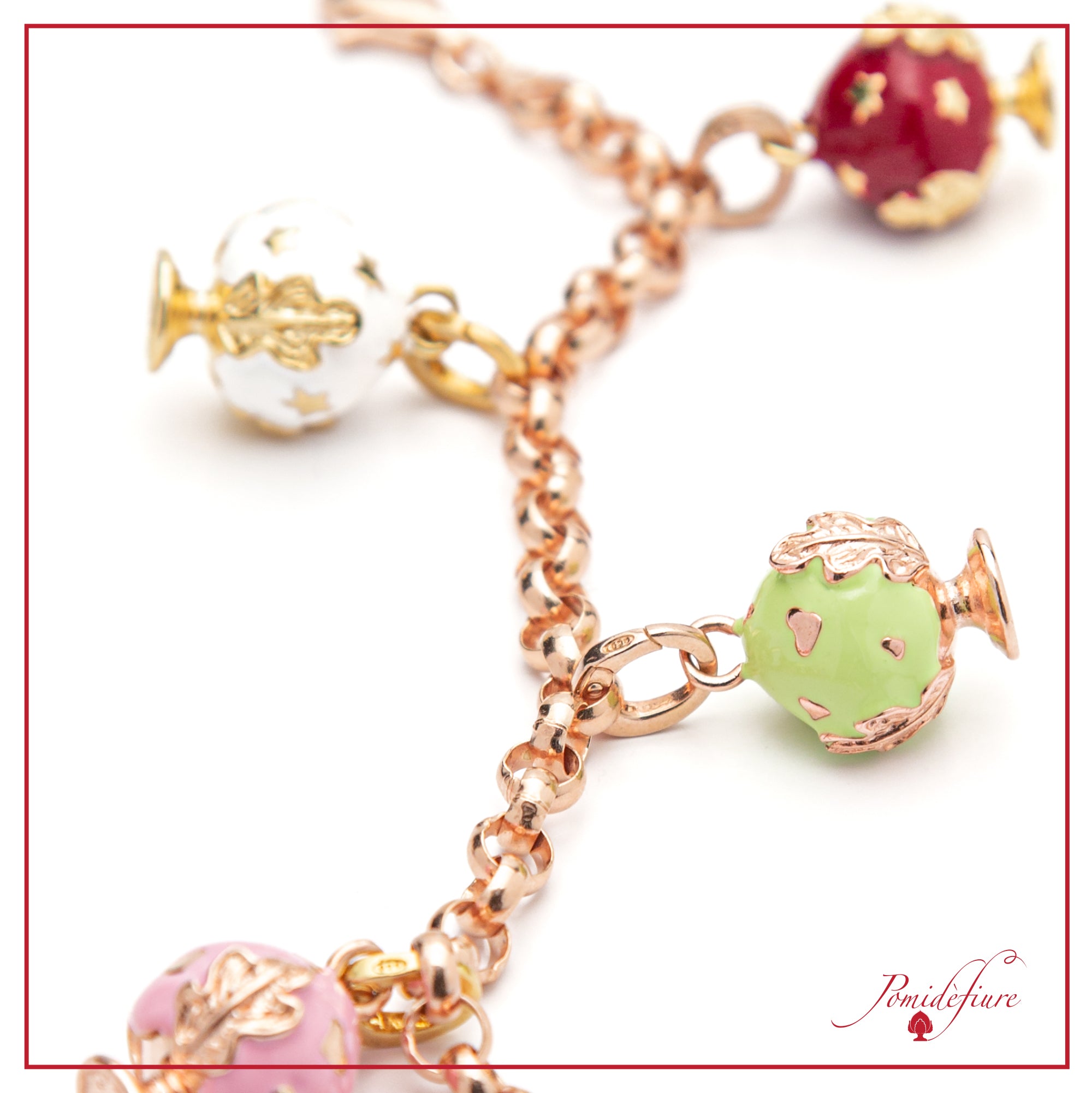 Pomidèfiure - STELLE - con smalti mm.23 - III^ misura