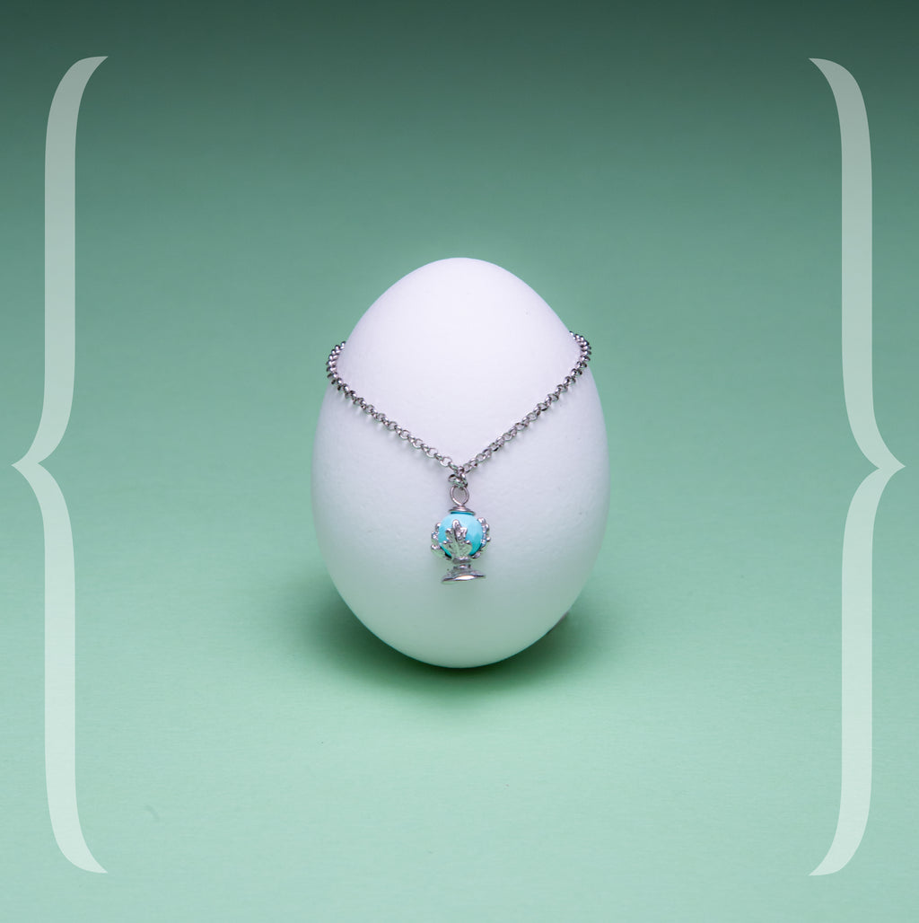 Collana cm.45 con Pomidèfiure e pietre - rodiata