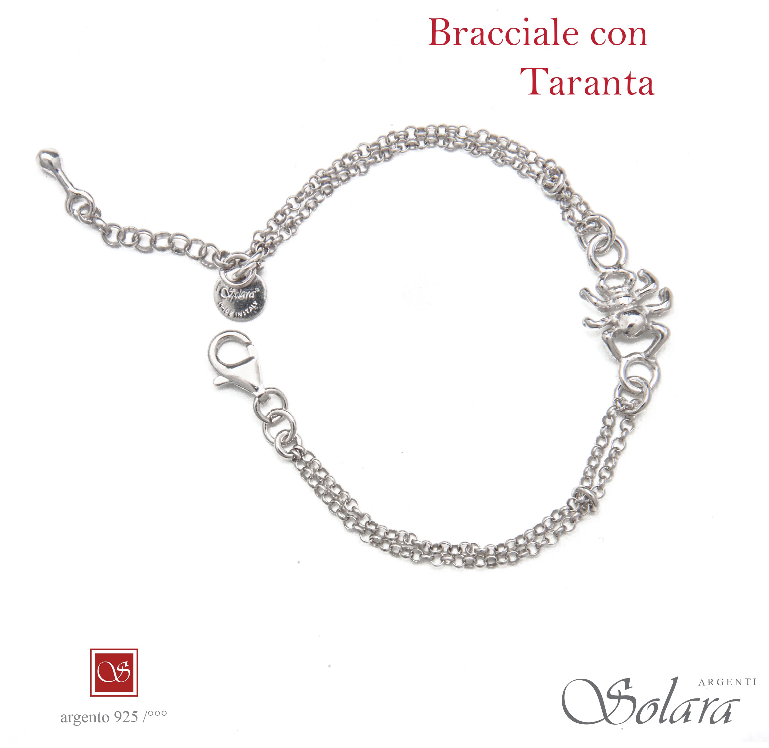 Bracciale con Taranta - rodiato