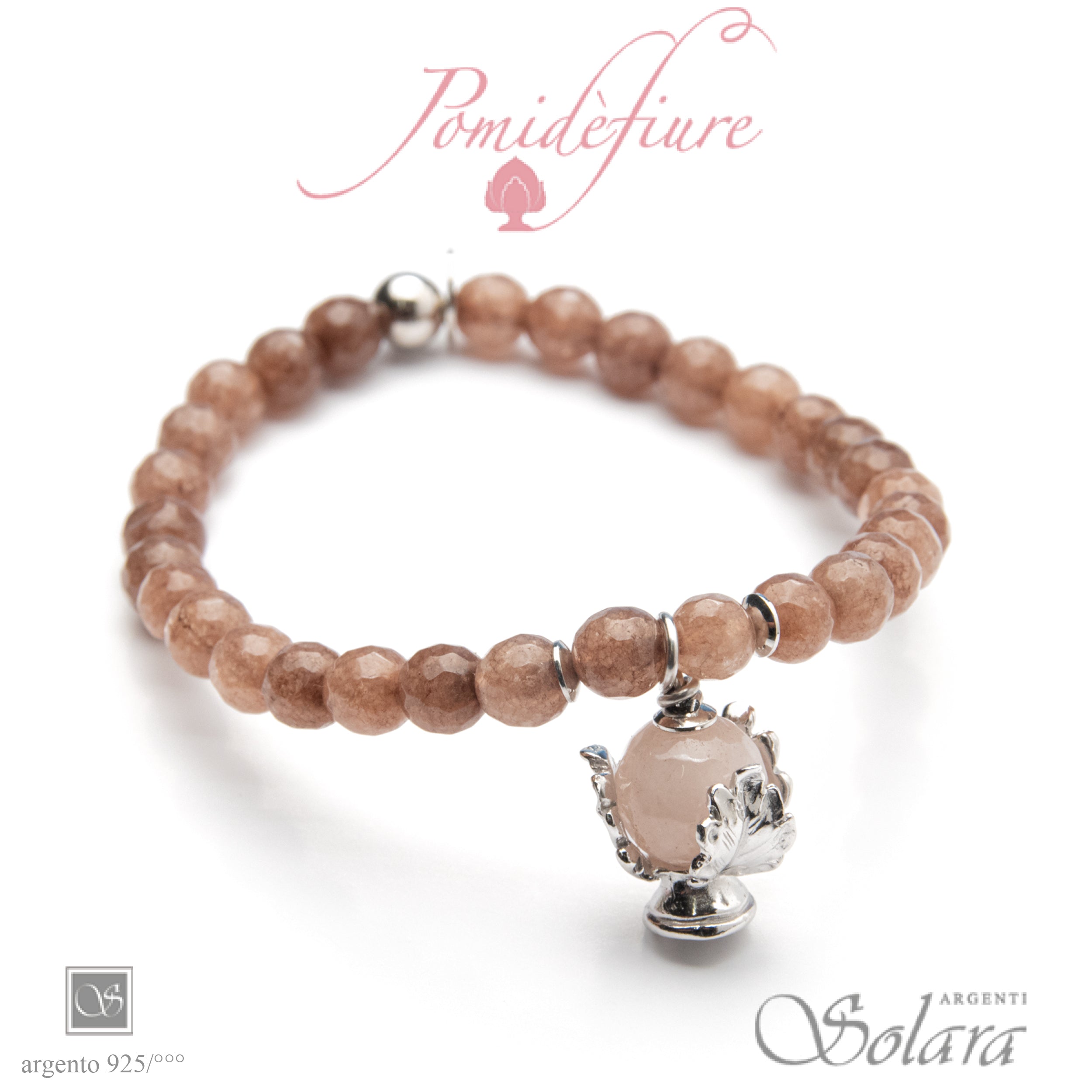 Bracciale Pomidèfiure elastico pietre BRIOLE'