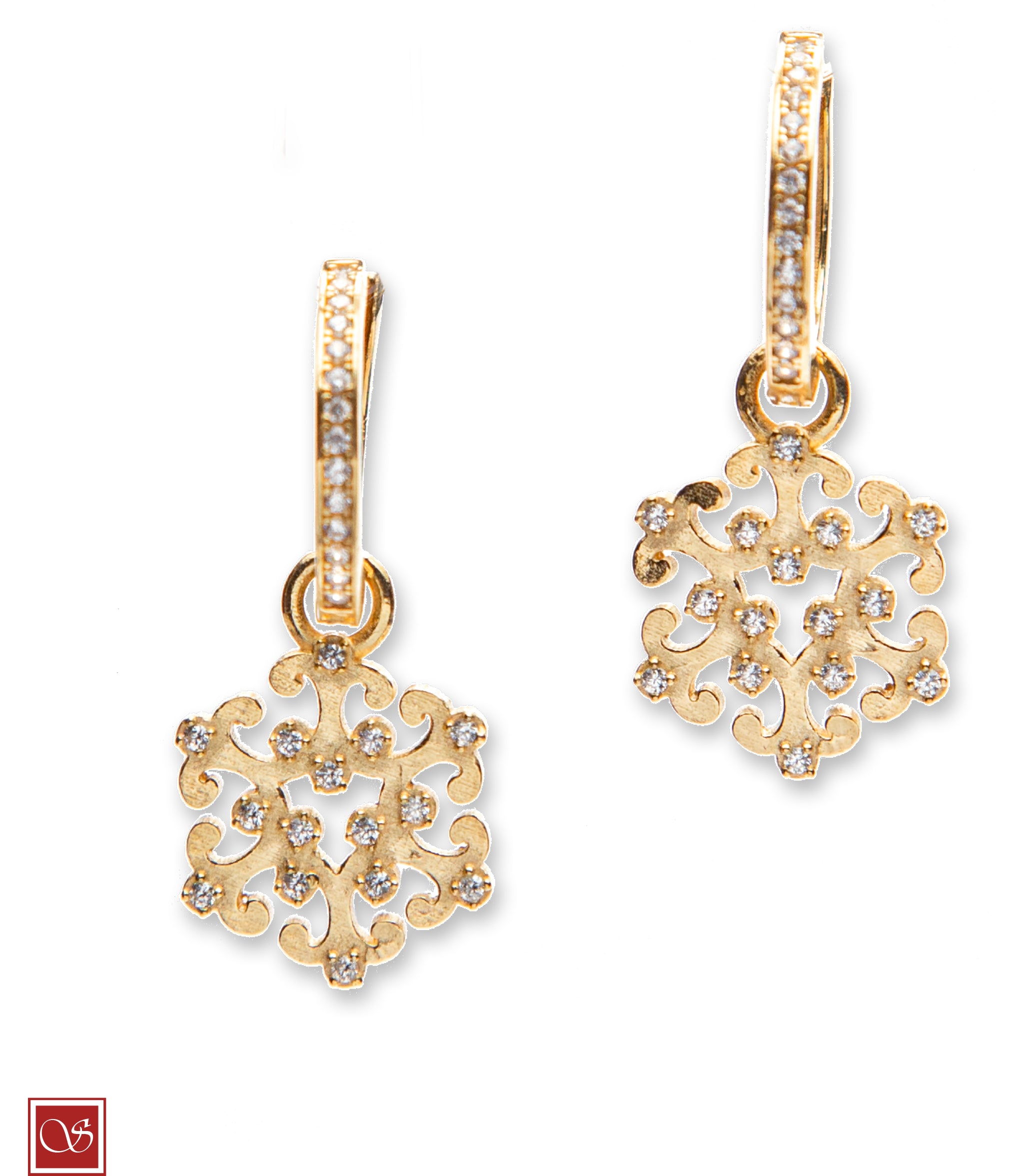 Orecchini Luminaria - esagonale - con zirconi