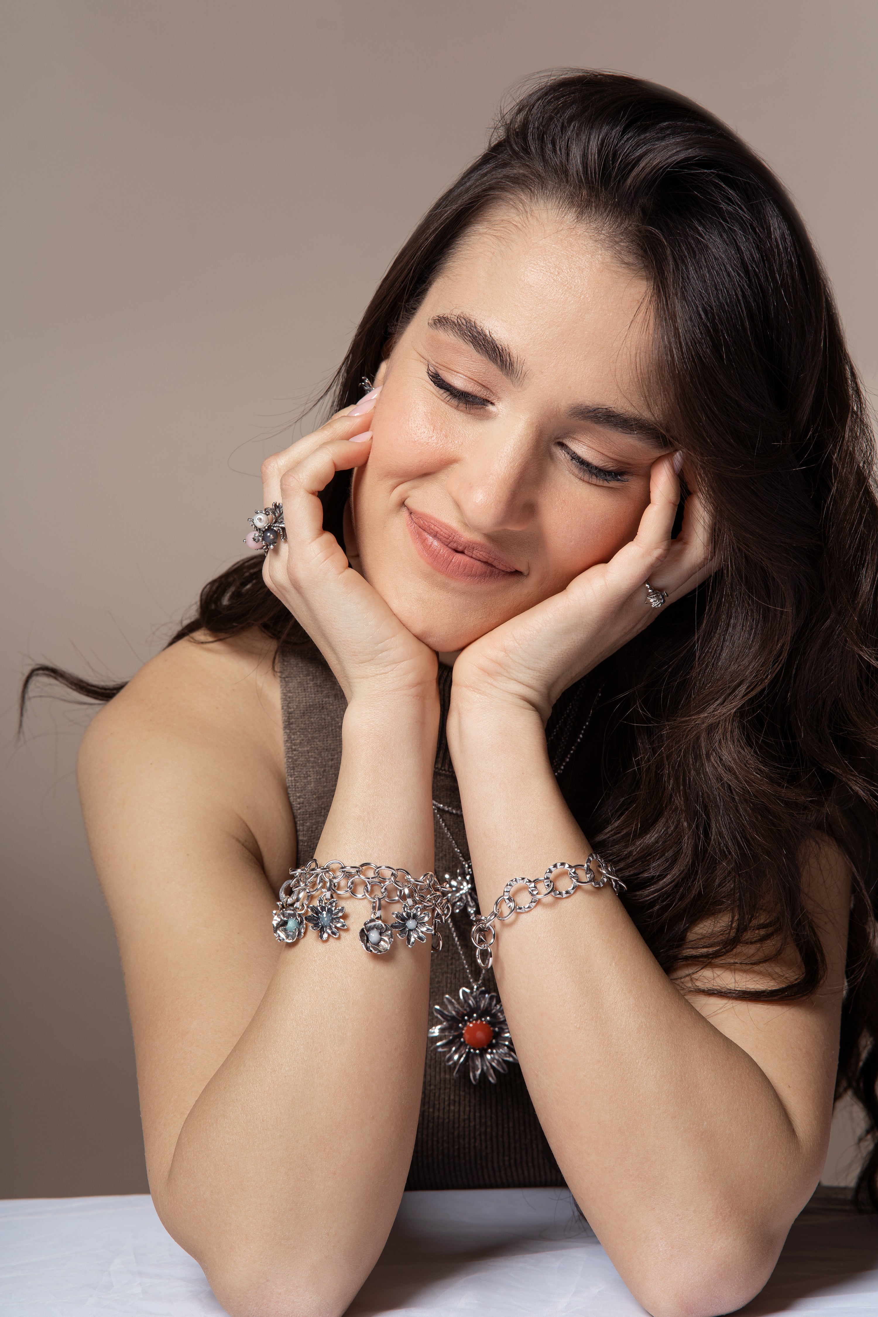 Papavero - anello - linea FIORIDARGENTO -