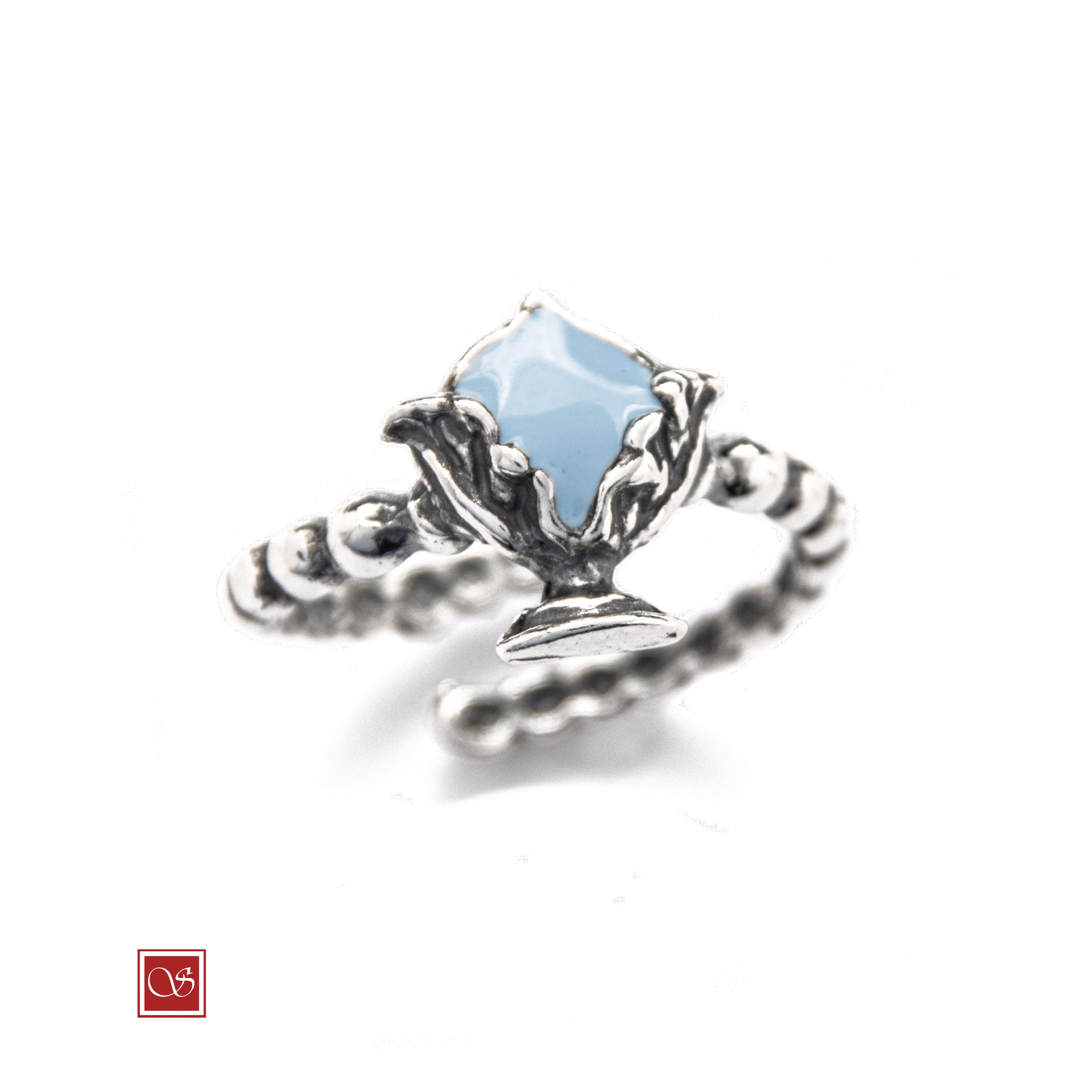 Anello regolabile Pomidèfiure con smalti - misura dalla 12 alla 19