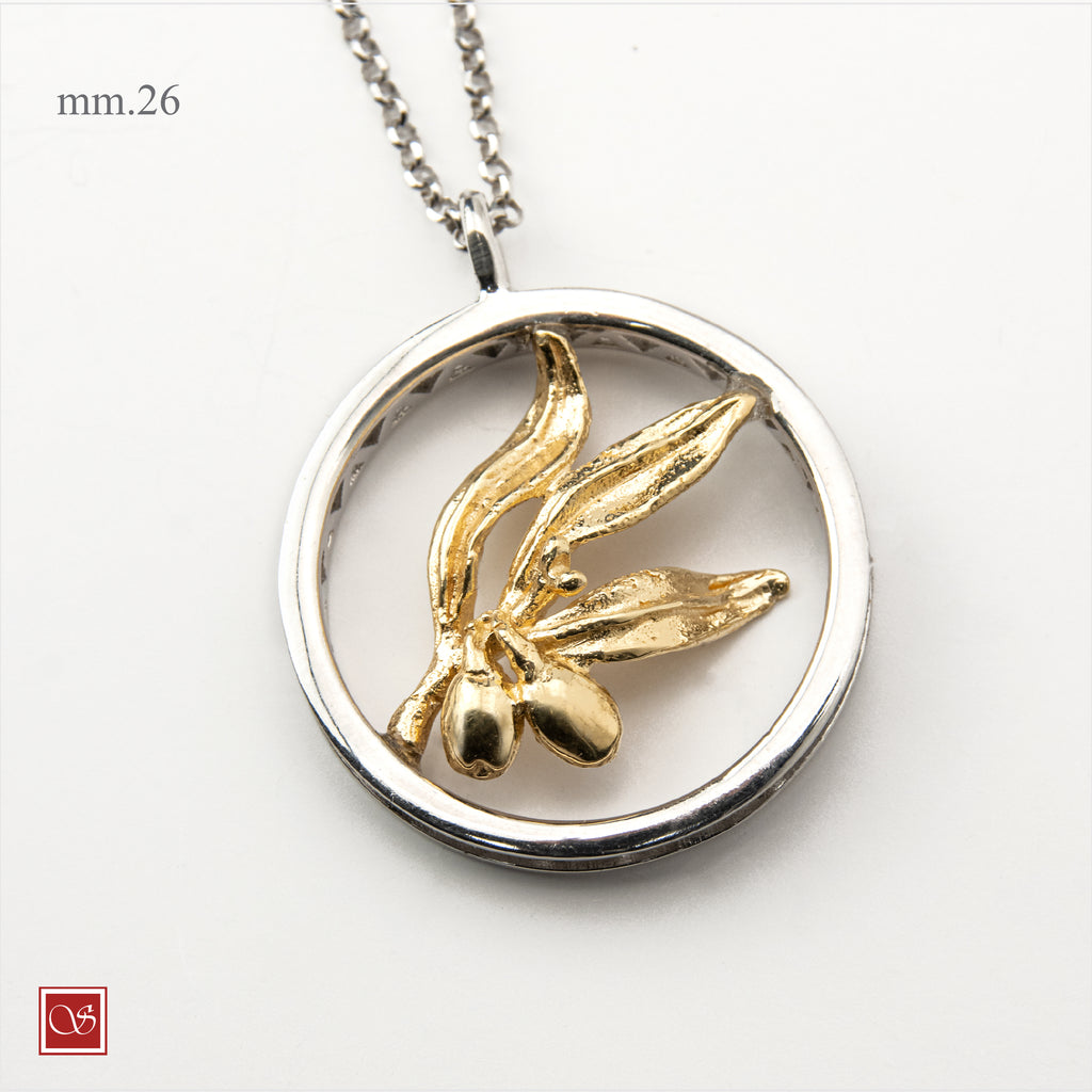 Medaglione con ramo d'Ulivo - mm.26