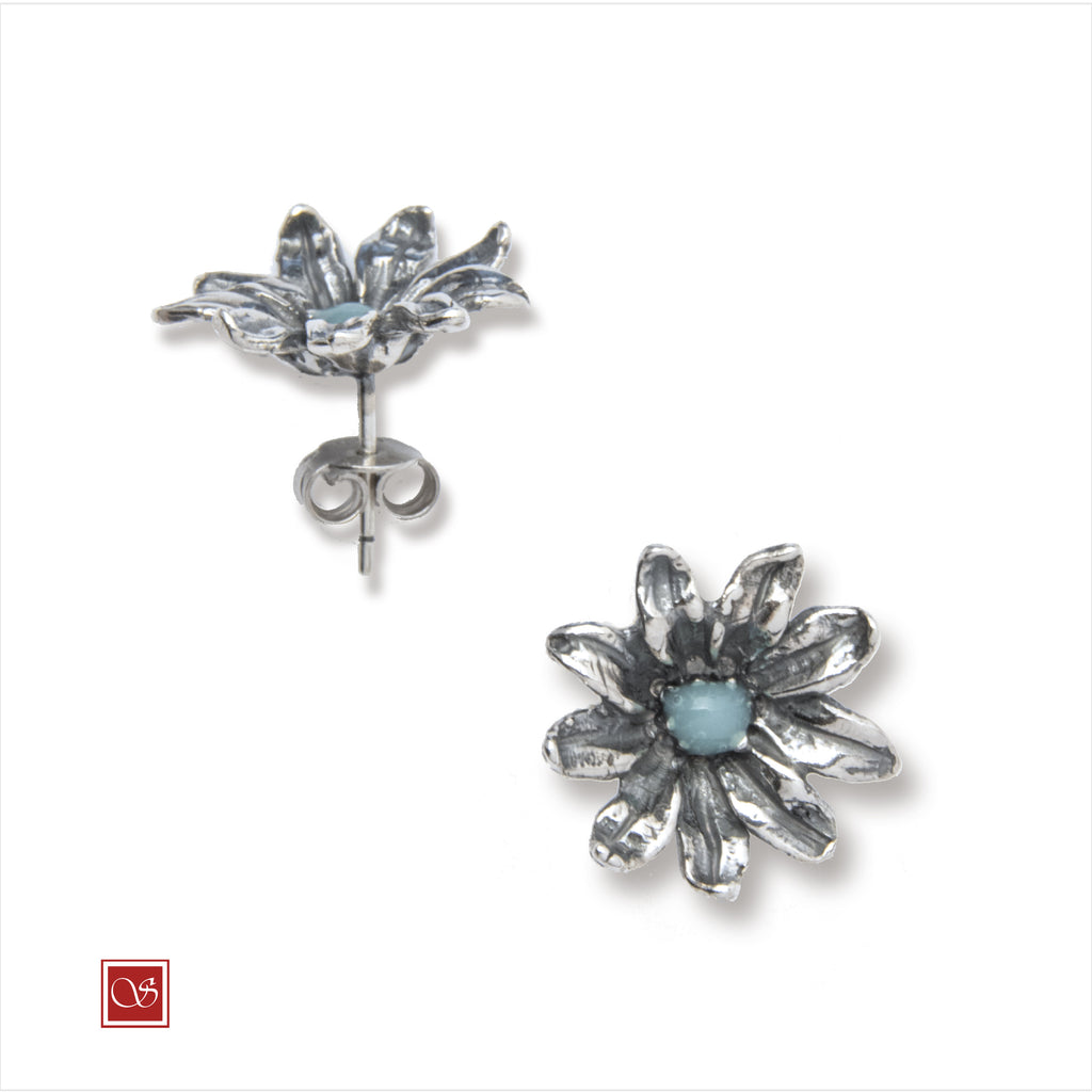 Margherita - orecchini - linea FIORIDARGENTO -
