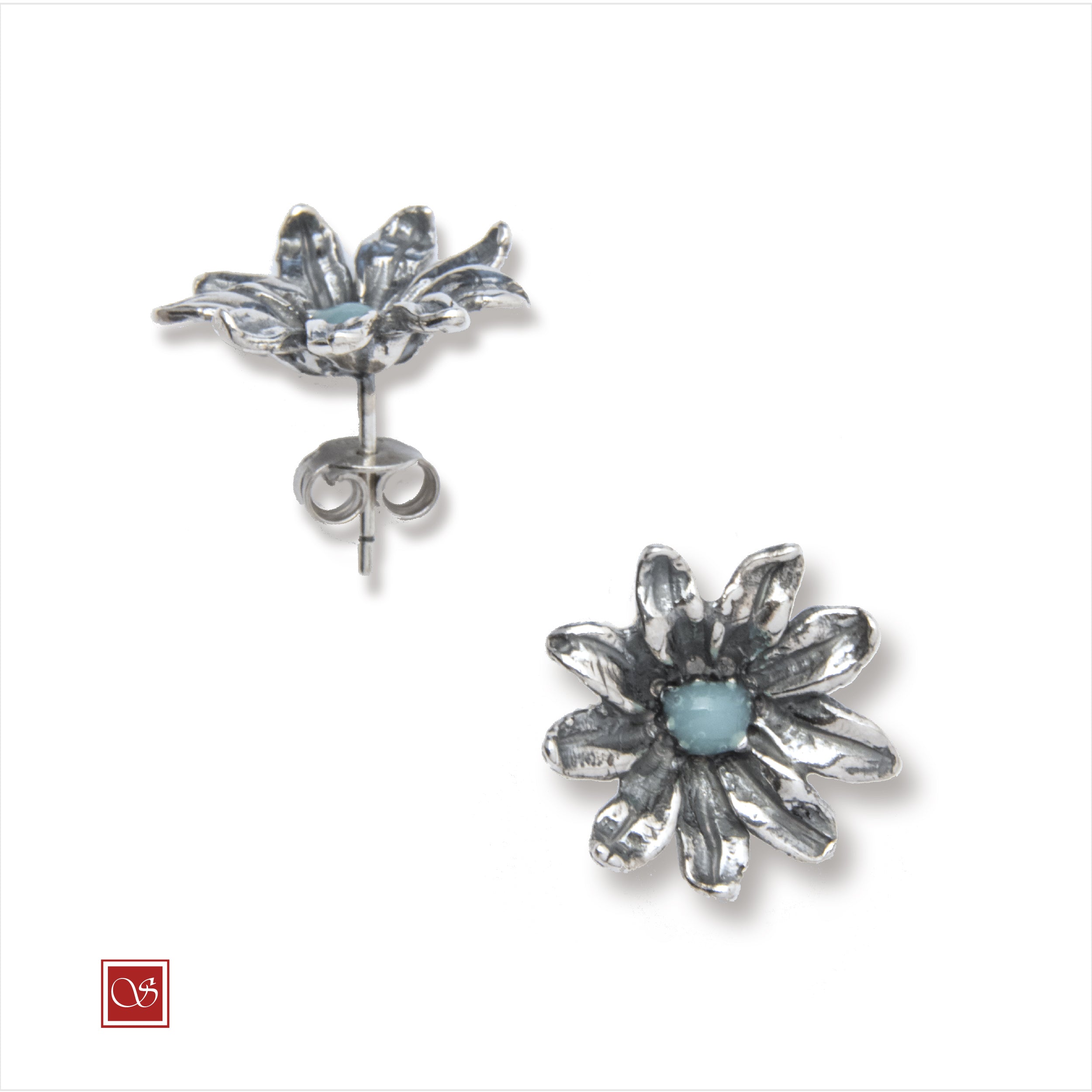 Margherita - orecchini - linea FIORIDARGENTO -