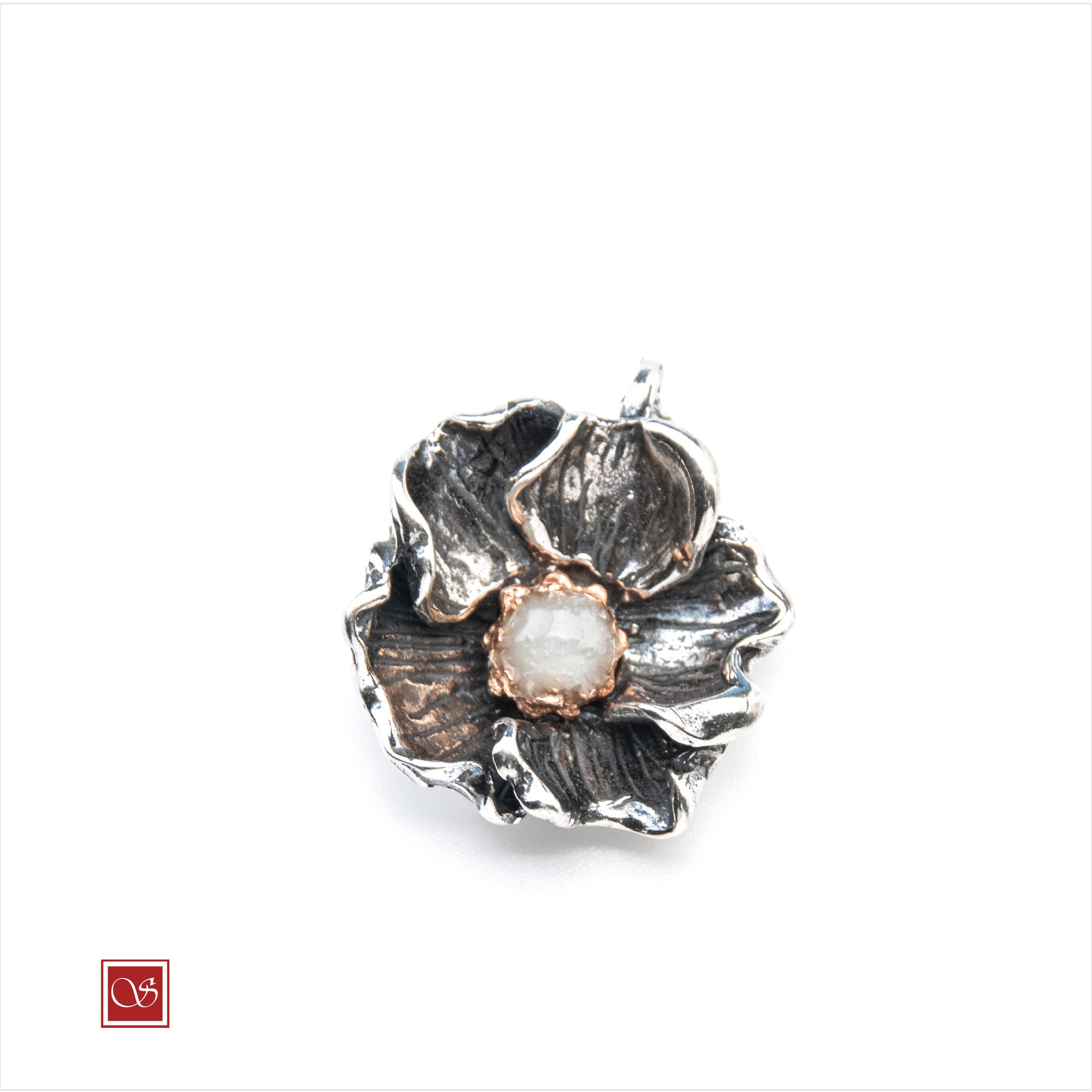 Nasturzio - ciondolo - linea FIORIDARGENTO - II^ misura