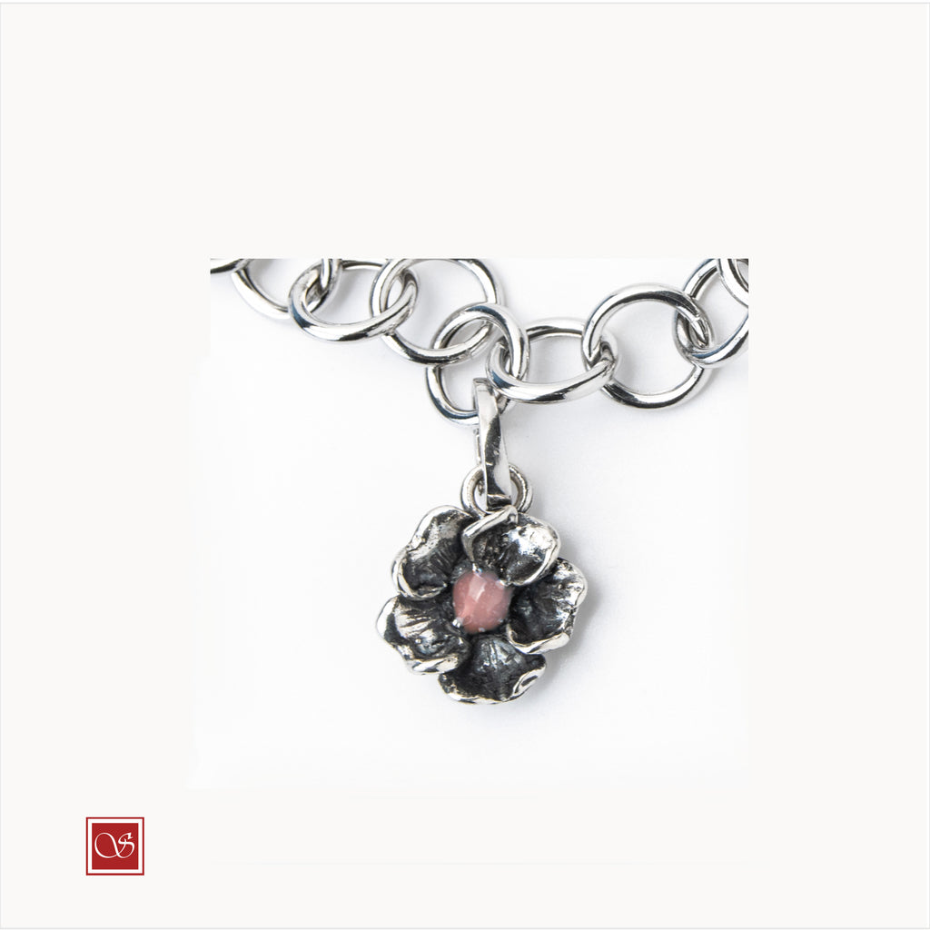 Nasturzio - ciondolo - linea FIORIDARGENTO - I^ misura