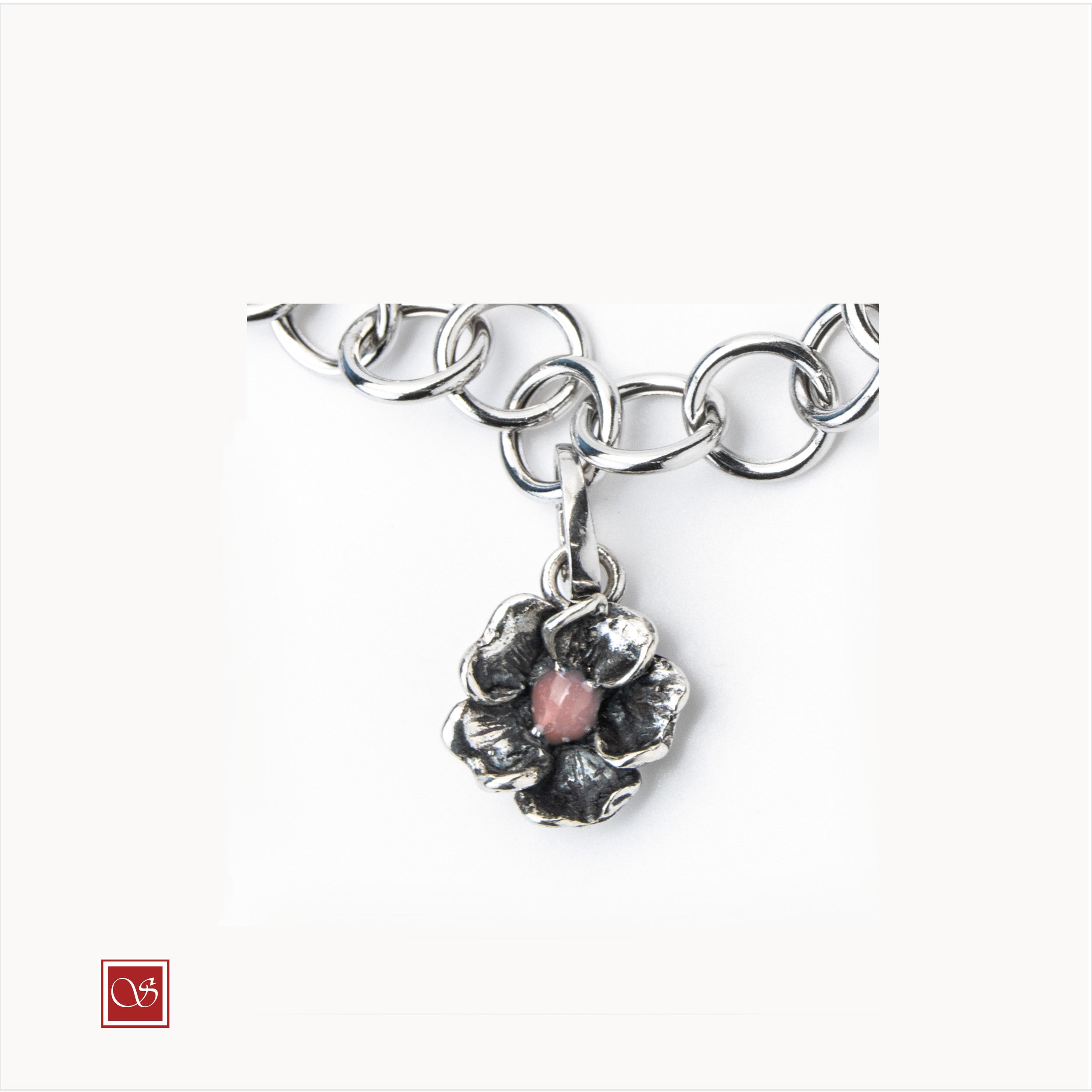 Nasturzio - ciondolo - linea FIORIDARGENTO - I^ misura