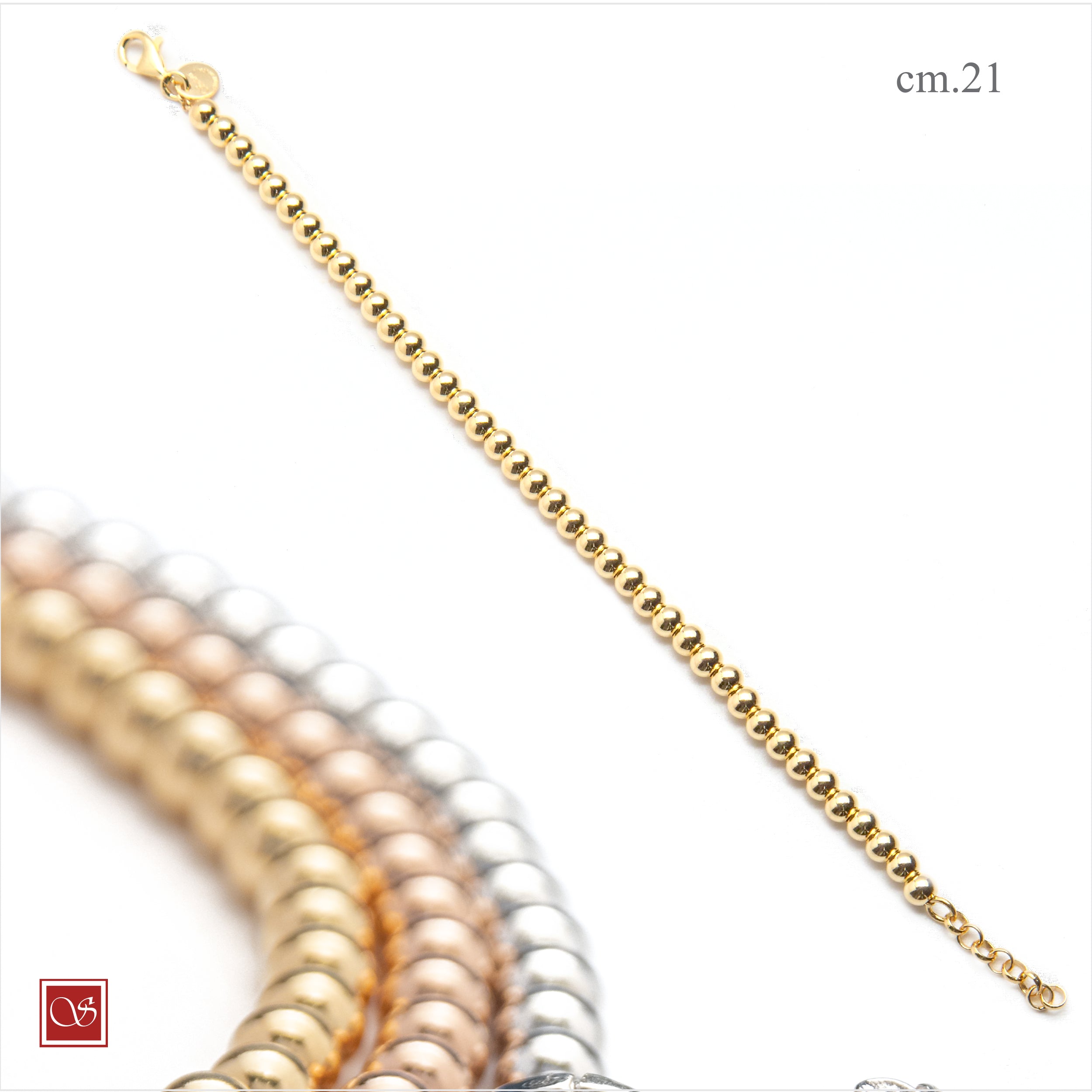 Bracciale PALLINE  cm.21