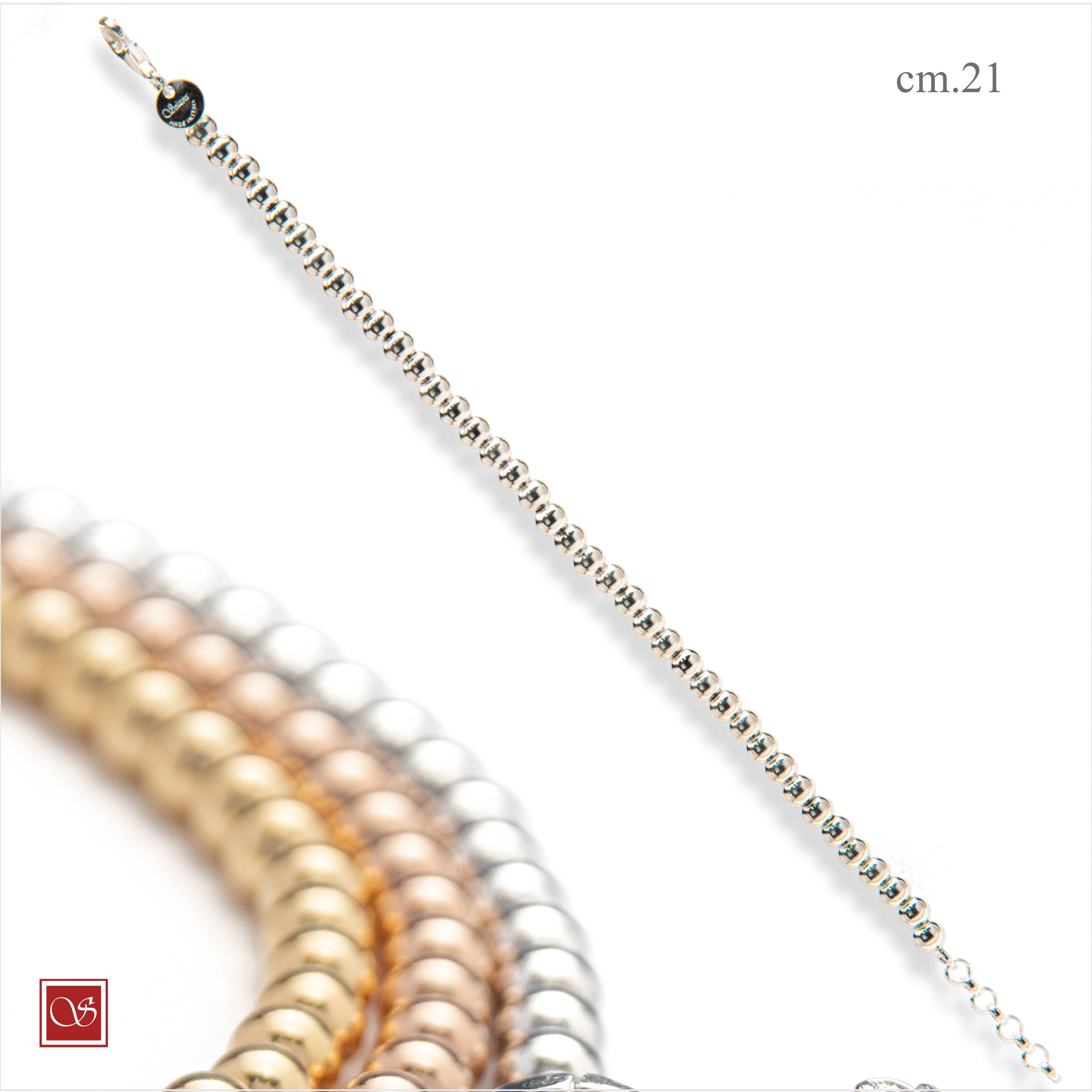 Bracciale PALLINE  cm.21