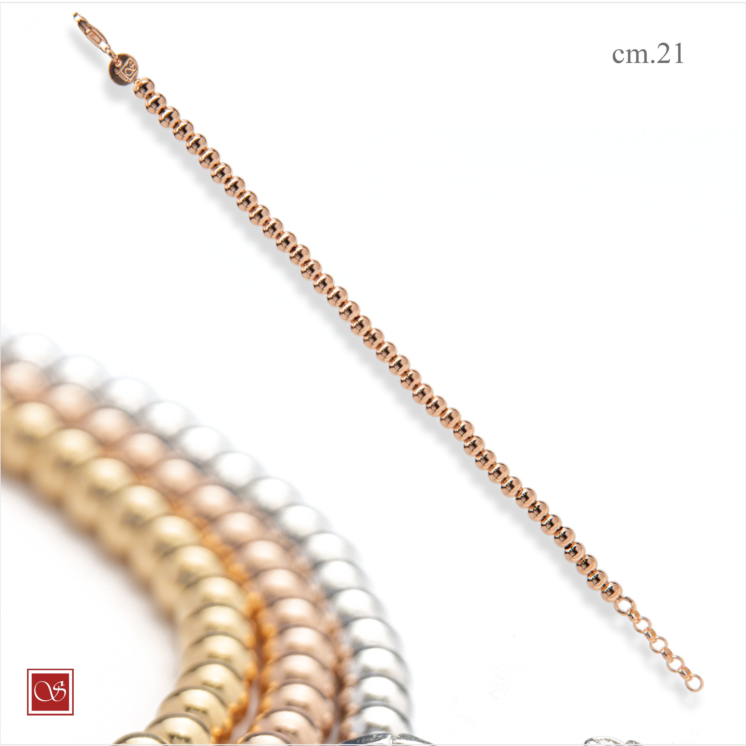 Bracciale PALLINE  cm.21
