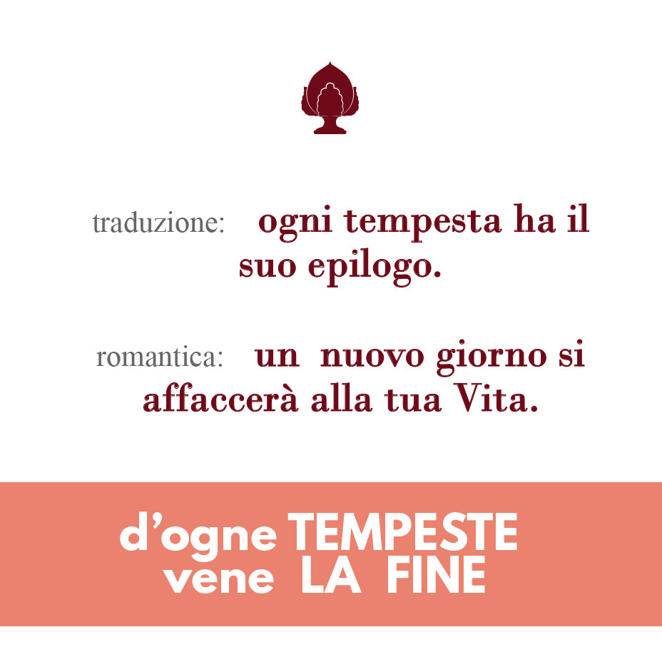 D'OGNE TEMPESTE VENE LA FINE - Regalami un Suono
