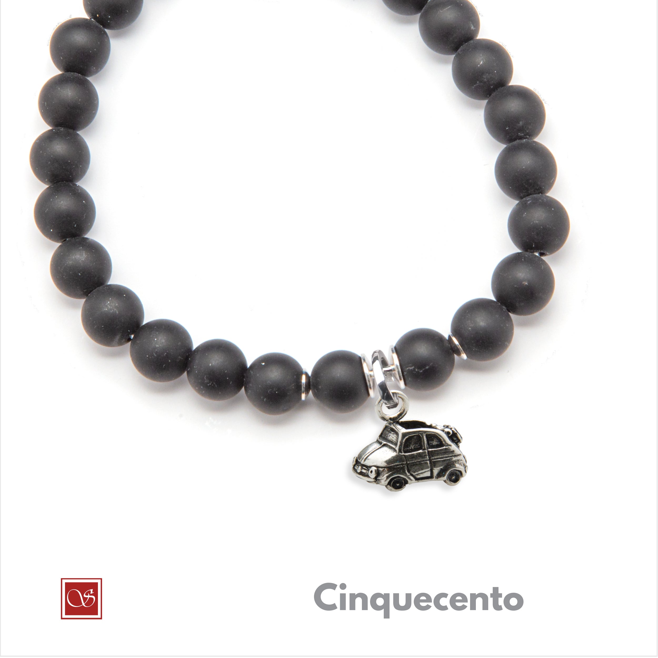 Bracciale uomo - con CINQUECENTO - diametro 19 cm