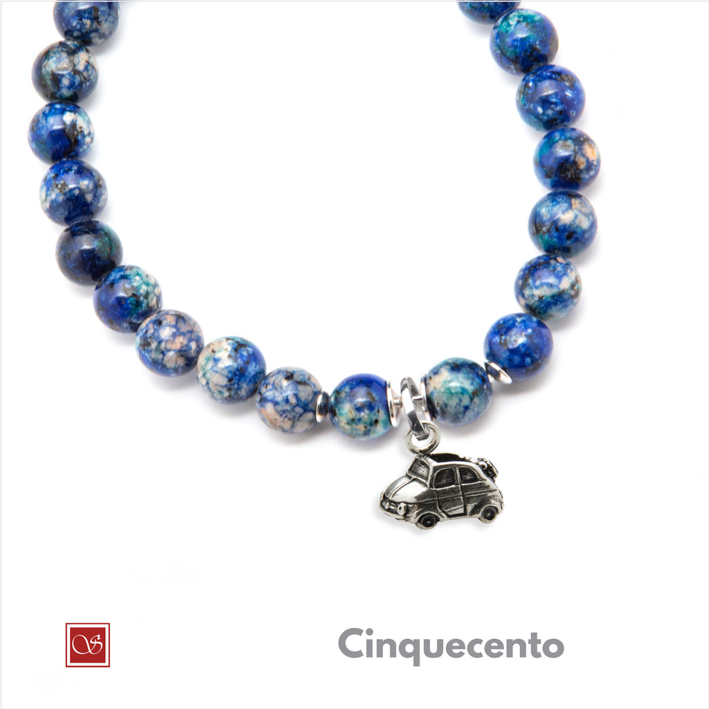 Bracciale uomo - con CINQUECENTO - diametro 19 cm