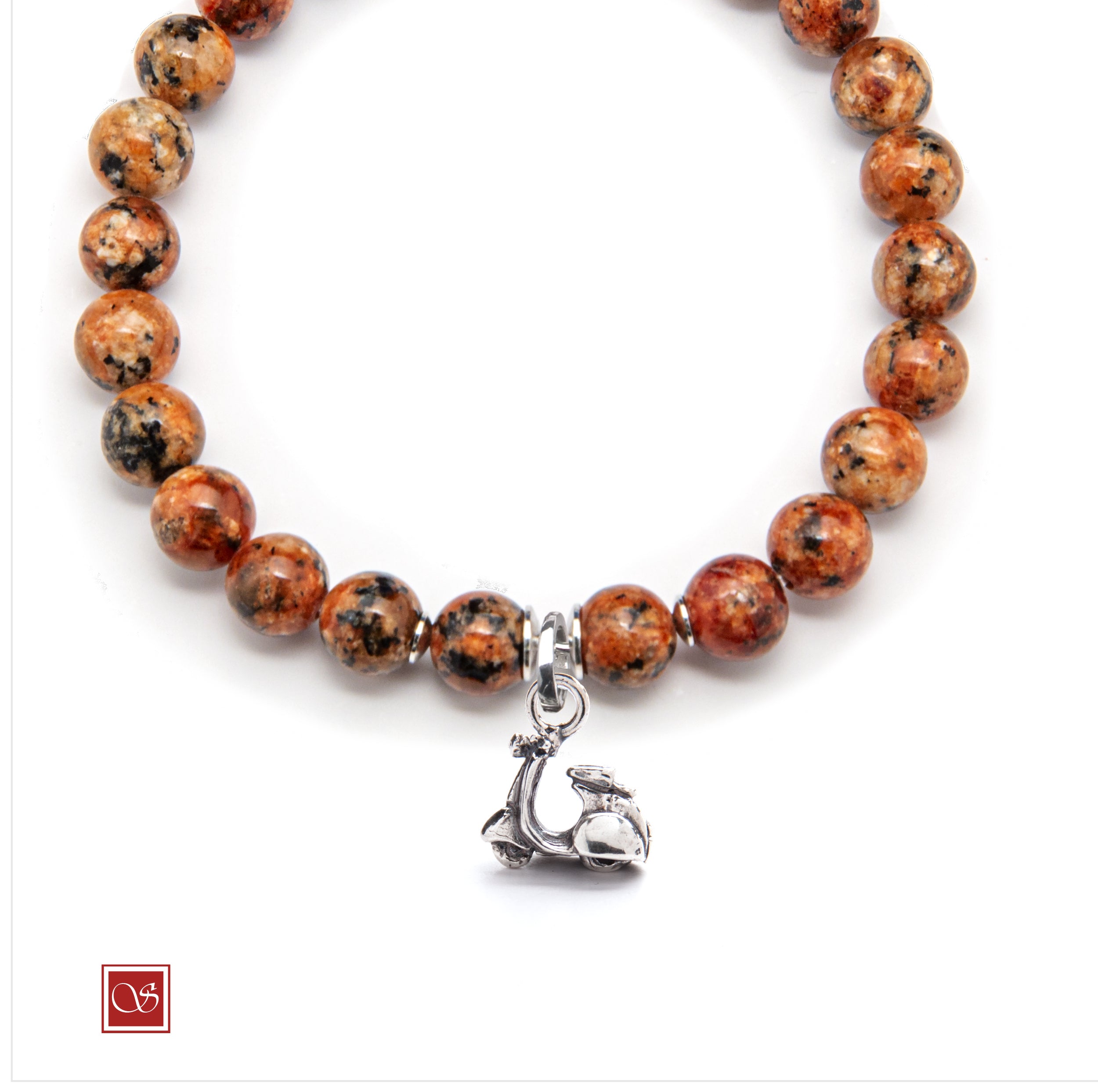 Bracciale uomo - con VESPA anni '60 - diametro 19 cm