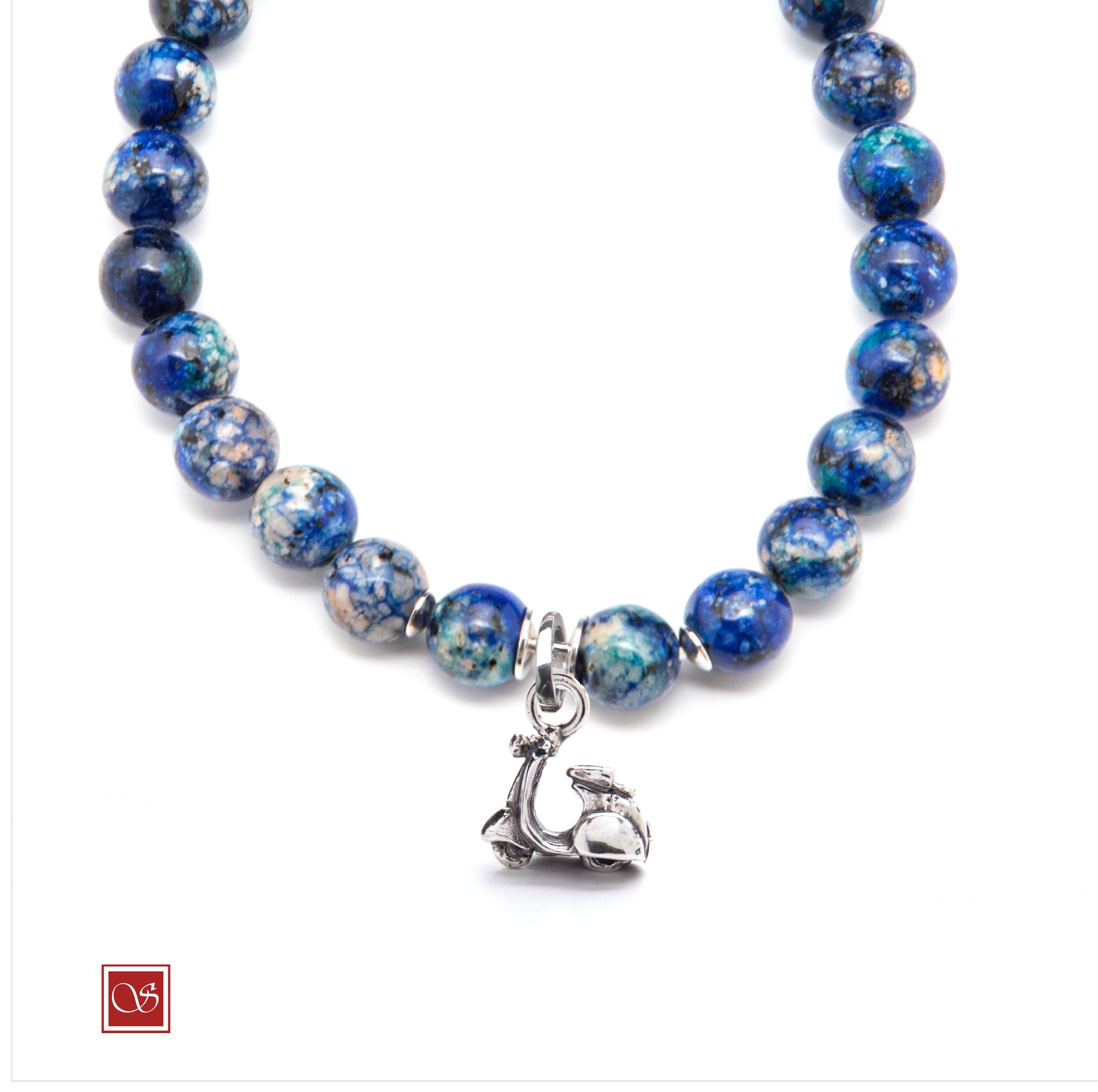 Bracciale uomo - con VESPA anni '60 - diametro 19 cm