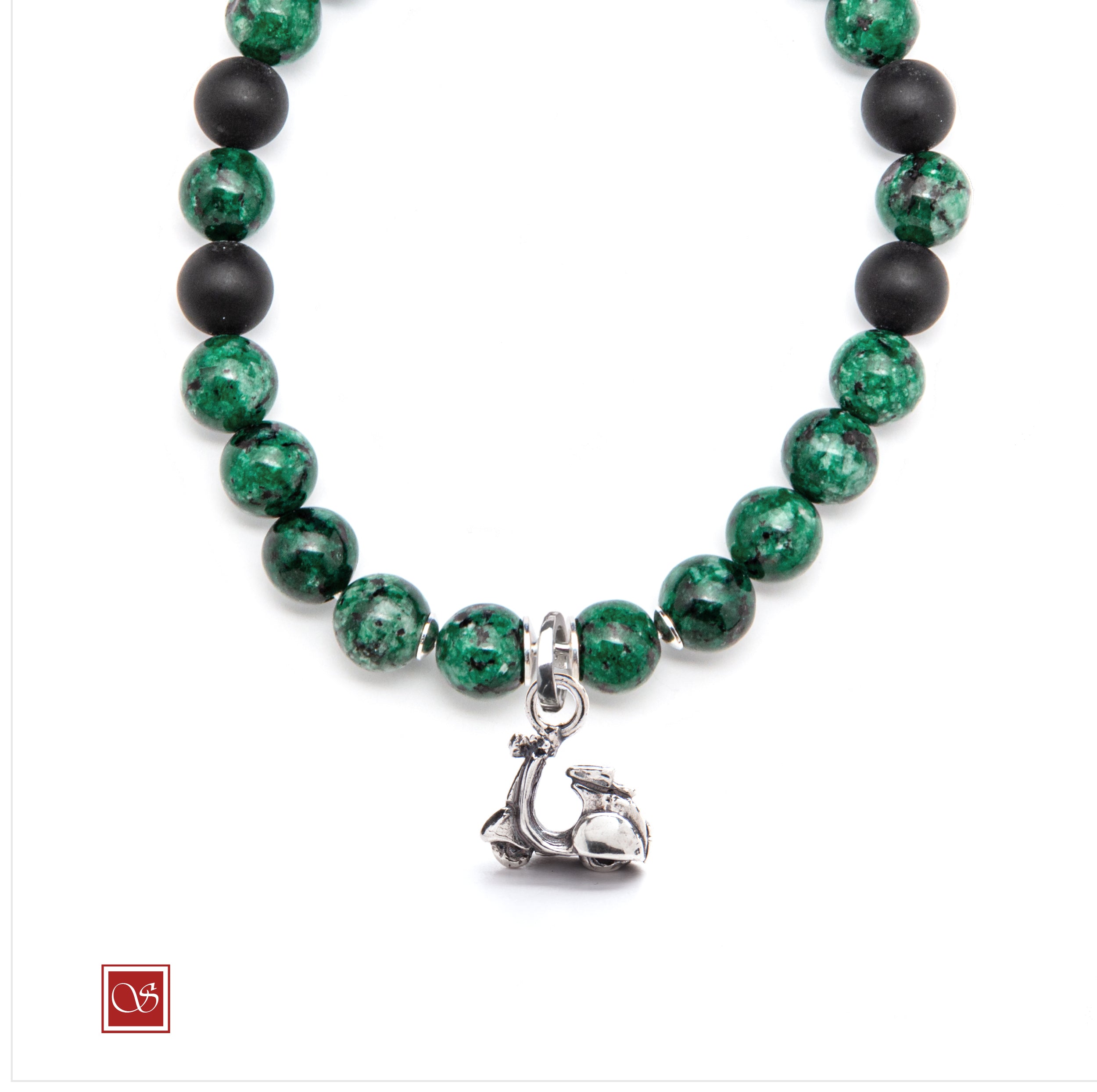 Bracciale uomo - con VESPA anni '60 - diametro 19 cm