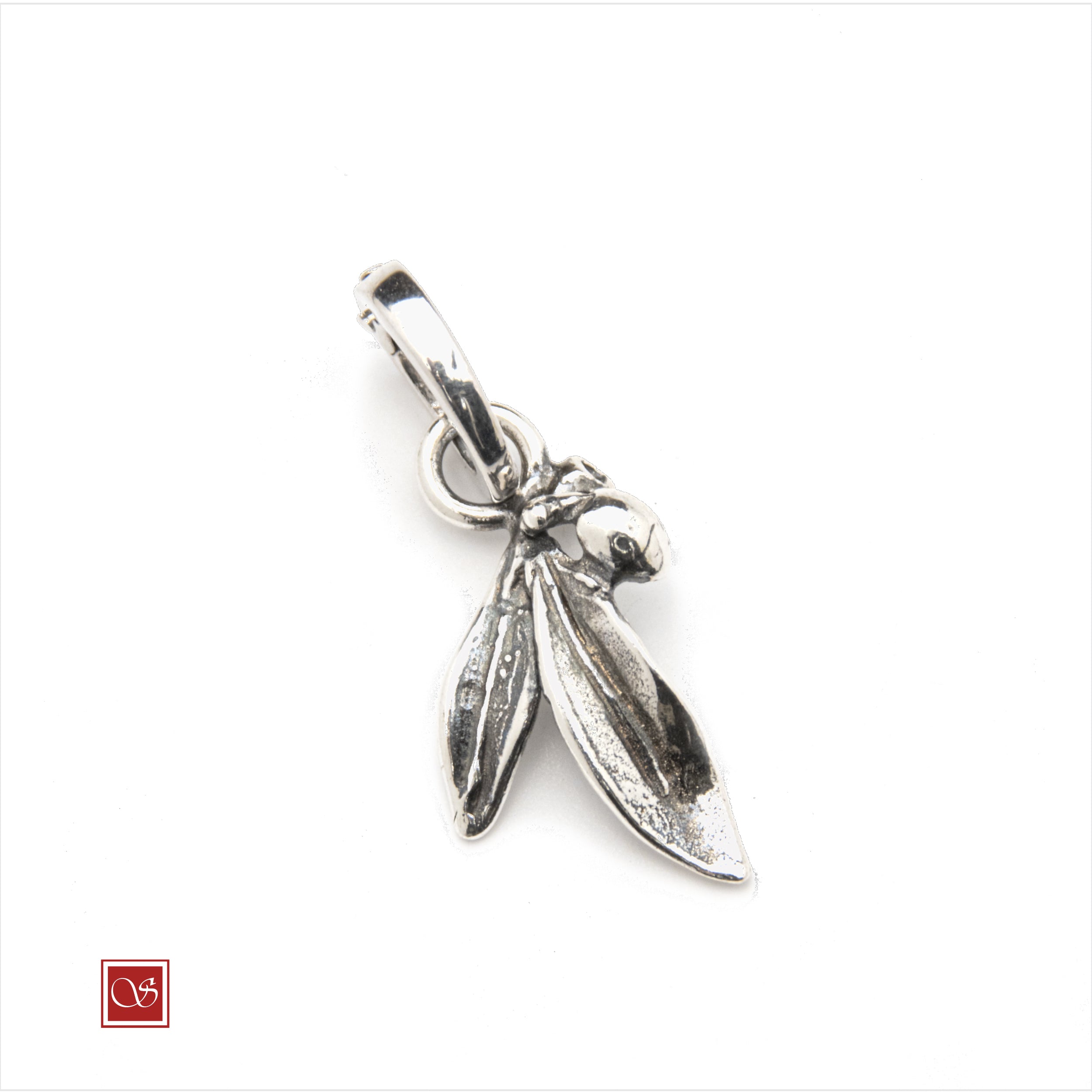 Ciondolo Ulivo 2 foglie