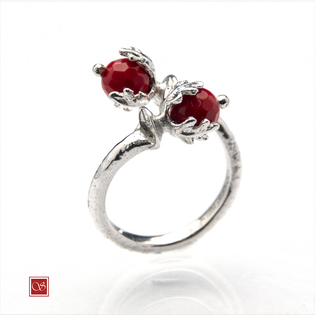 Anello Pomidèfiure contrariè regolabile  - misura dalla 12 alla 19