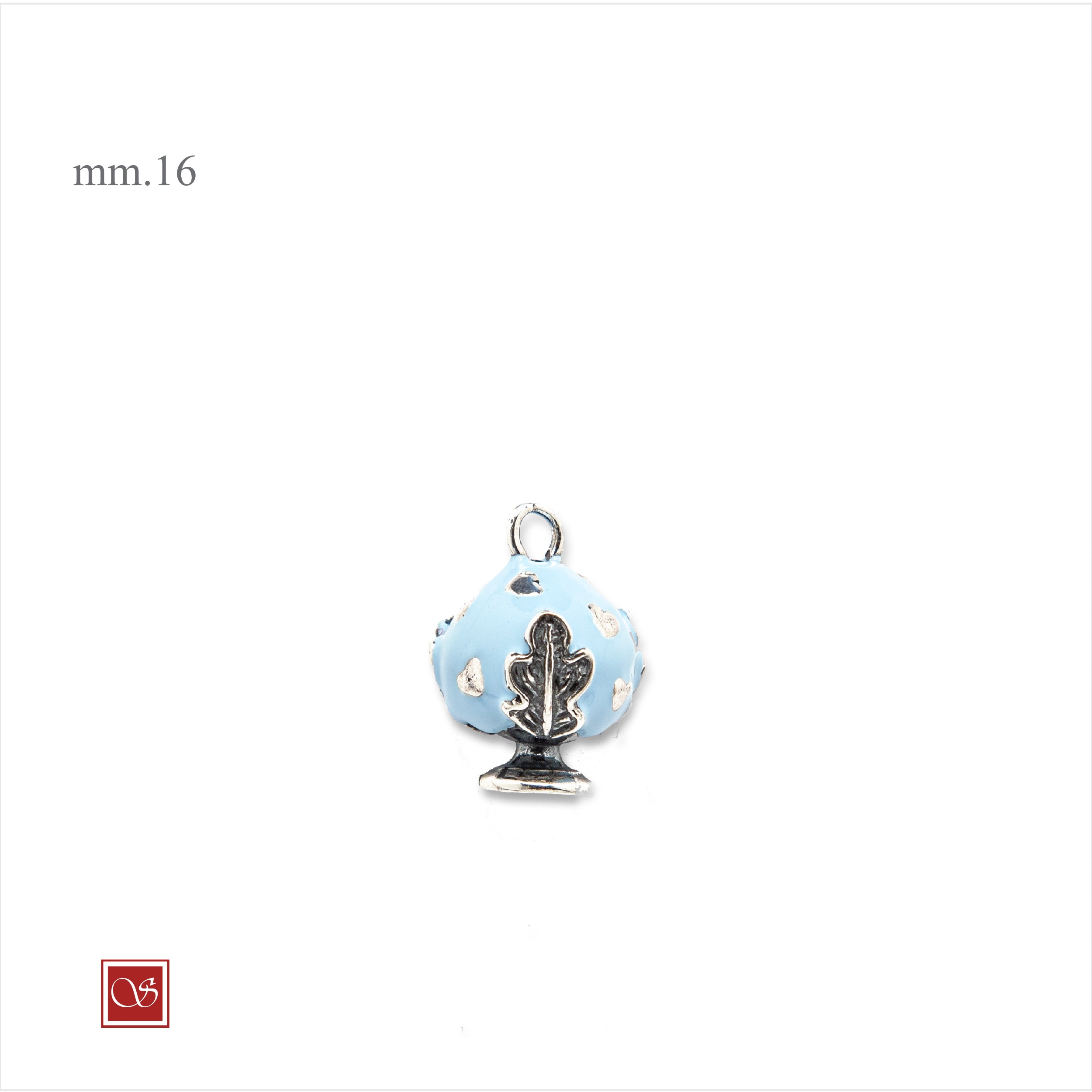 Pomidèfiure - CUORI - con smalti mm.16 - I^ misura