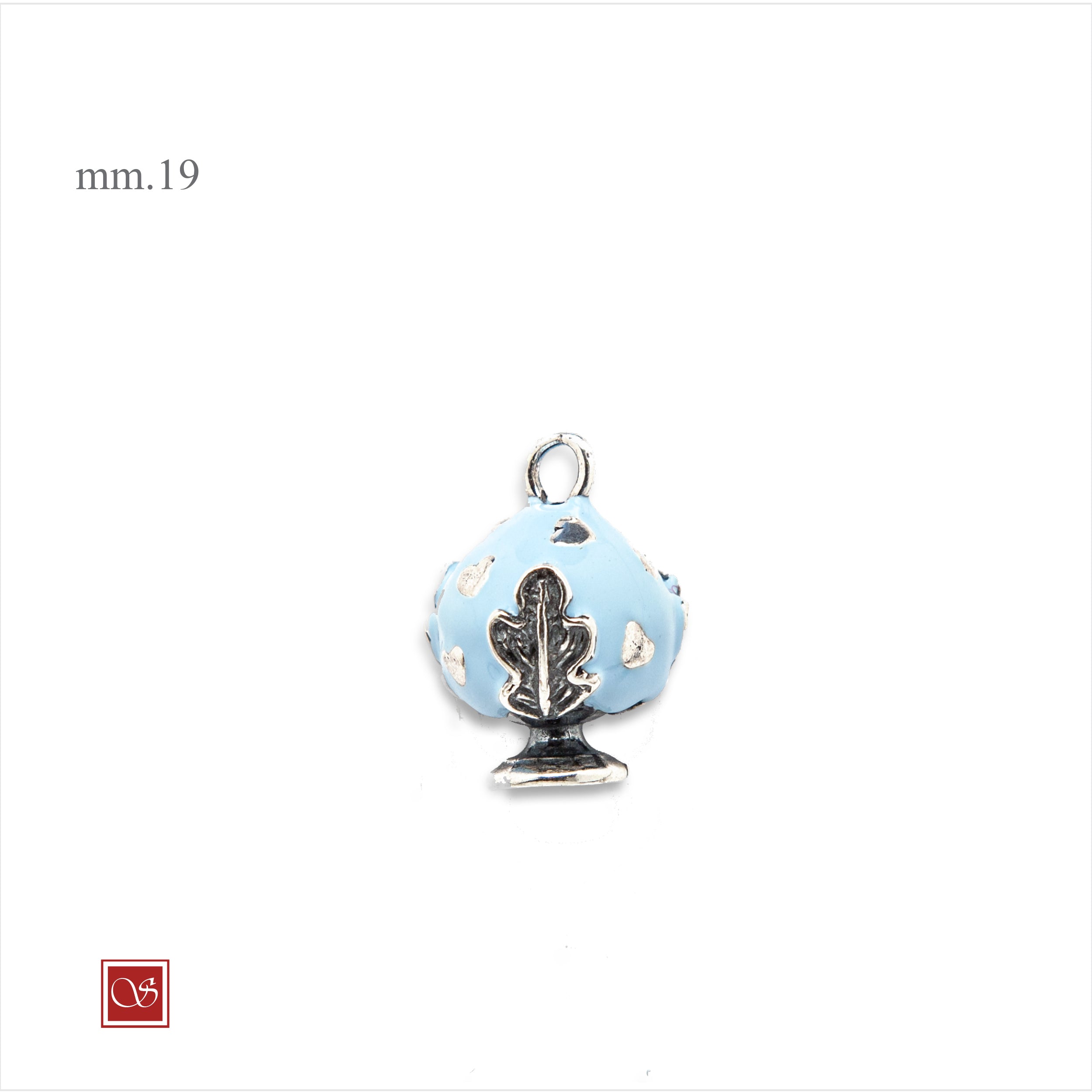 Pomidèfiure - CUORI - con smalti mm.19 - II^ misura