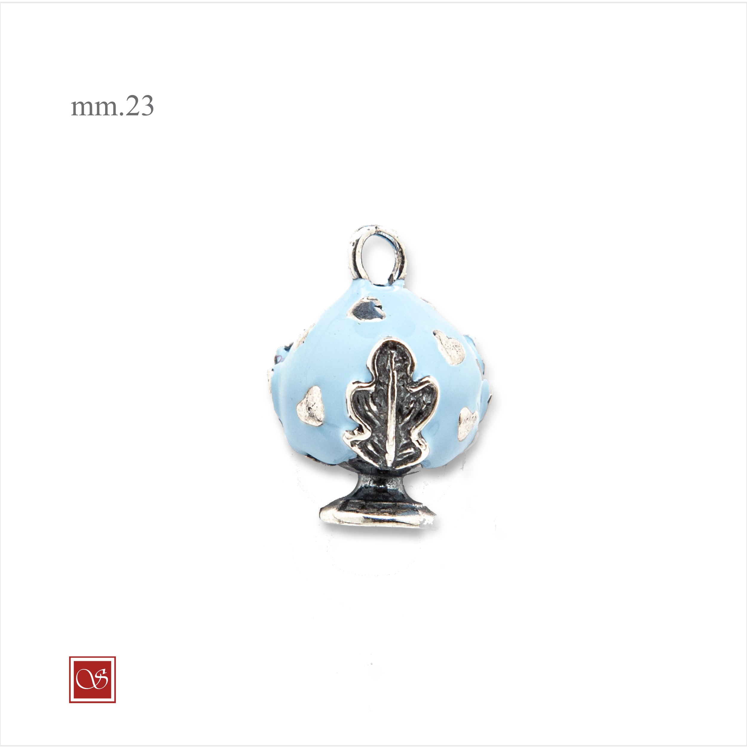 Pomidèfiure - CUORI - con smalti mm.23 - III^ misura