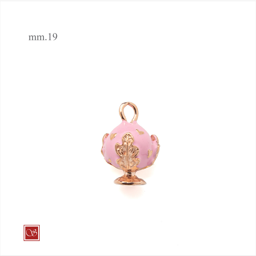 Pomidèfiure - CUORI - con smalti mm.19 - II^ misura