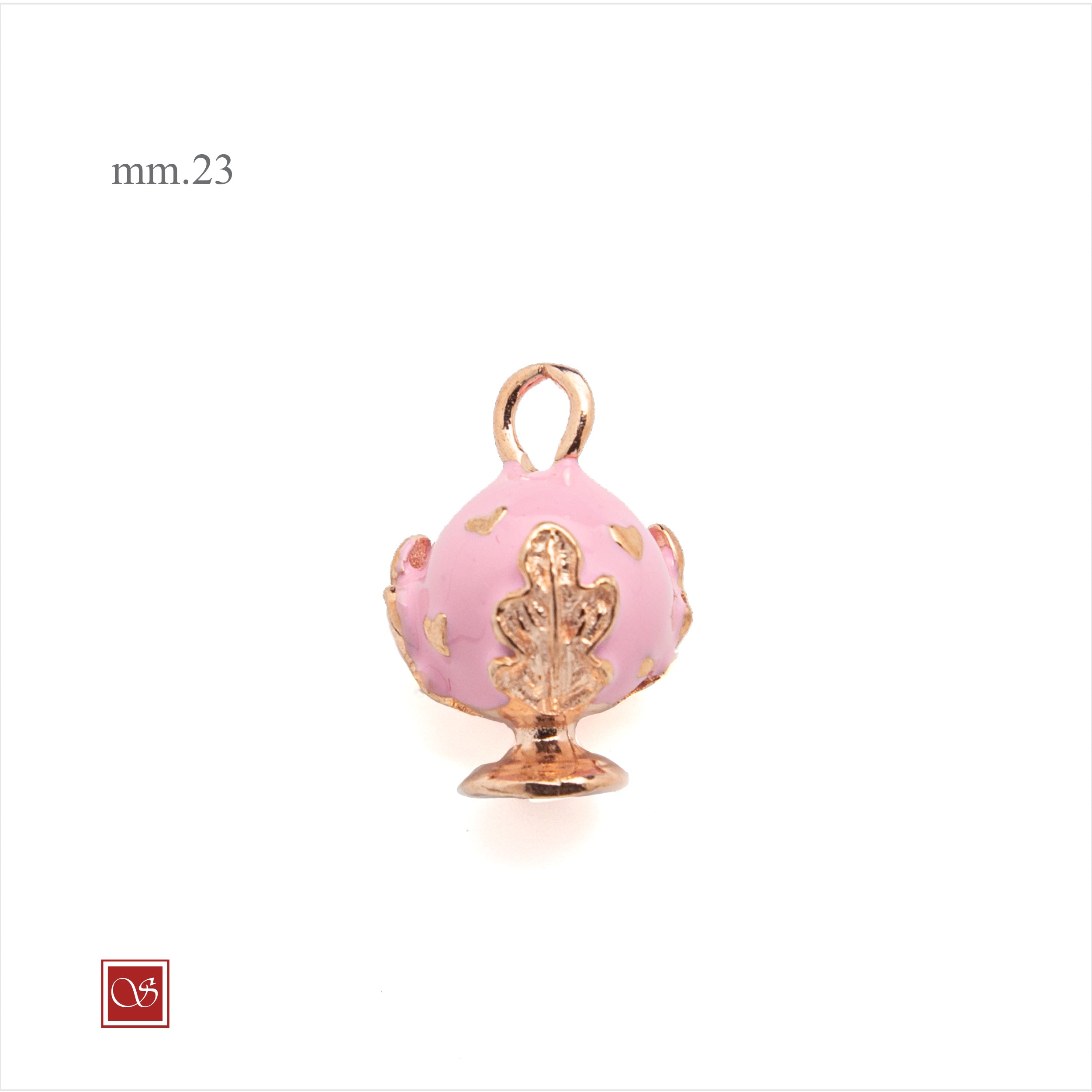 Pomidèfiure - CUORI - con smalti mm.23 - III^ misura