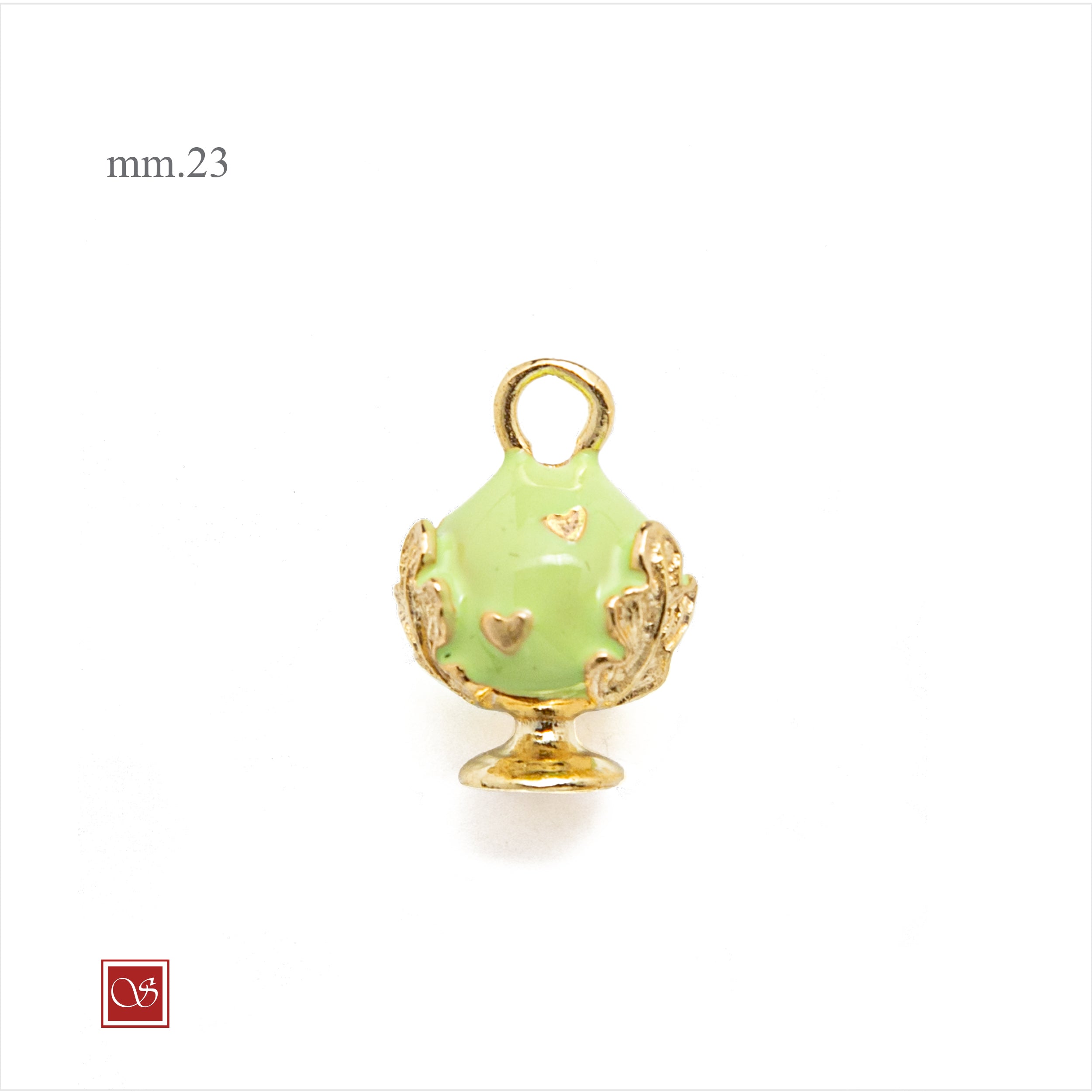 Pomidèfiure - CUORI - con smalti mm.23 - III^ misura