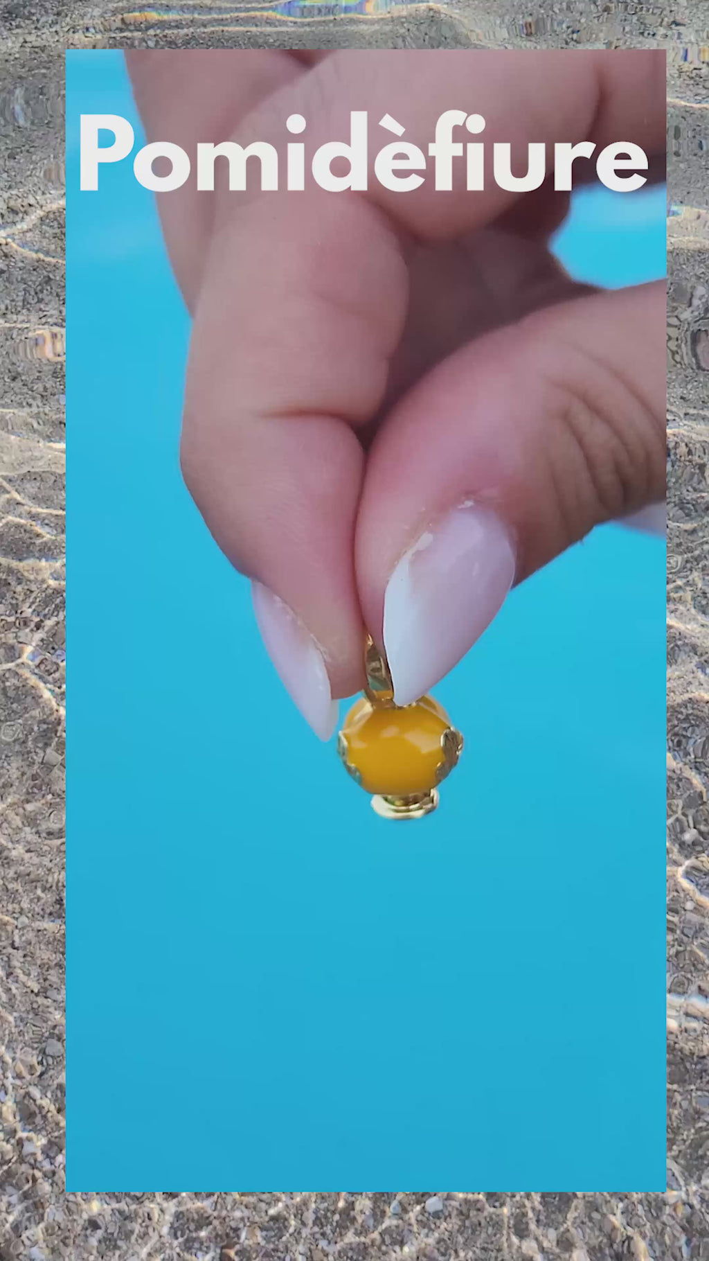 Pomidèfiure piccolo sdoppiato ARANCIONE - BronzAmante