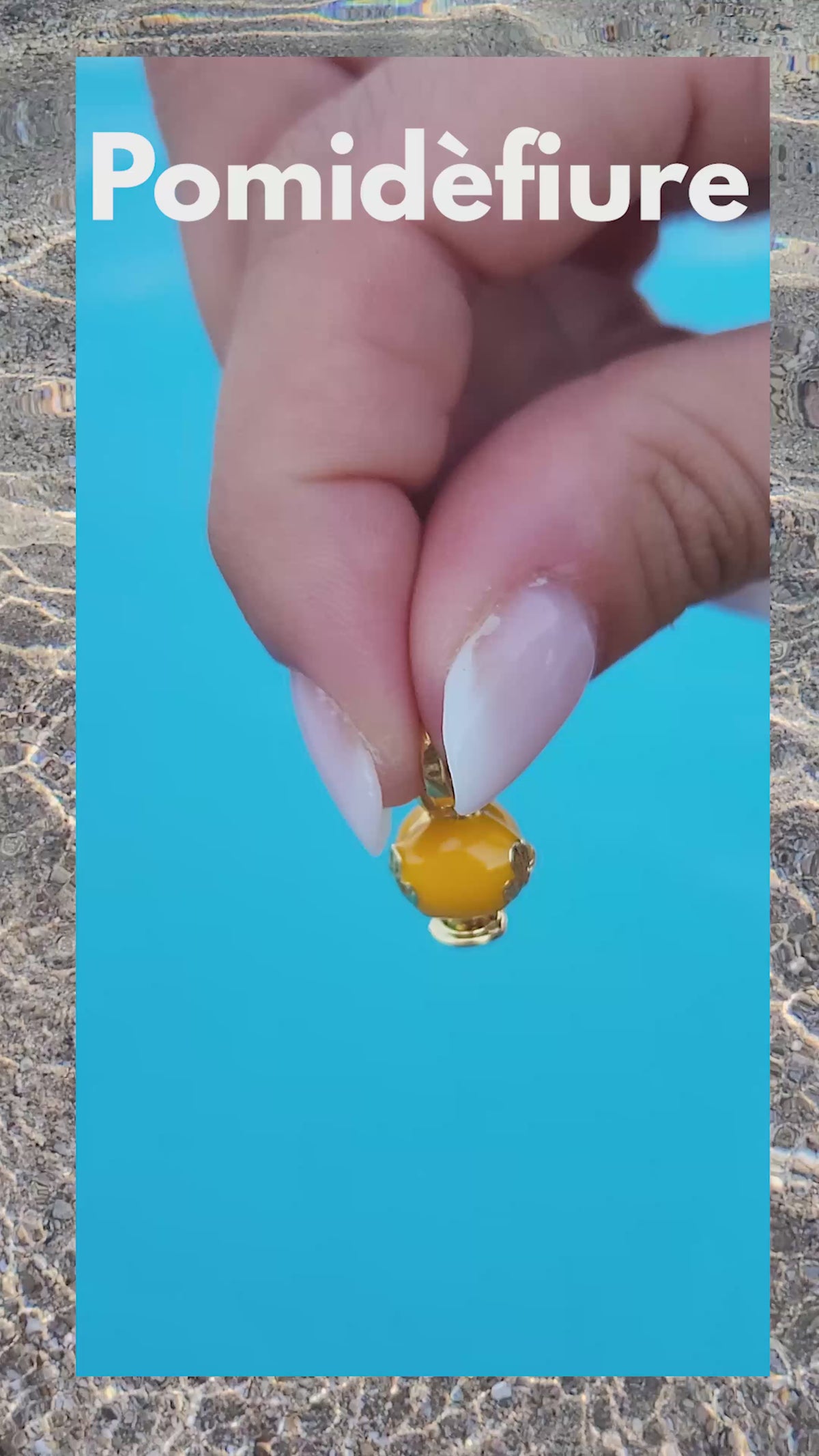 Pomidèfiure piccolo sdoppiato ARANCIONE - BronzAmante