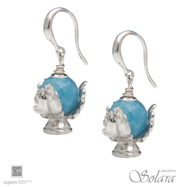 Orecchini - Quarzo Marino