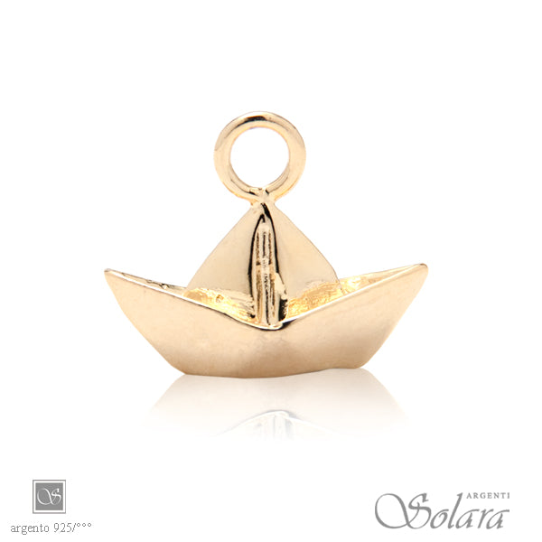 Barchetta di carta - dorata