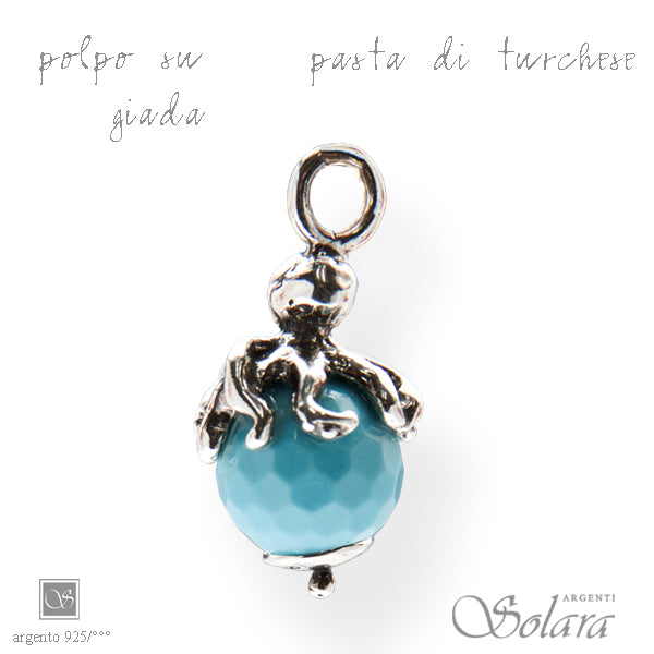 Polpo su pasta di turchese