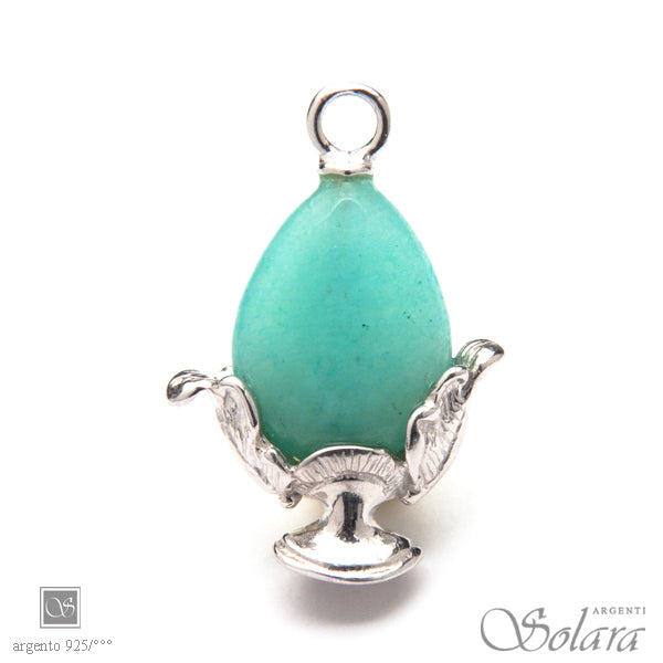 Pomodèfiure - ovale verde crisoprasio