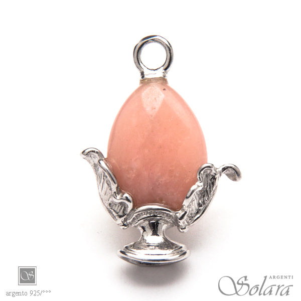 Pomodèfiure - ovale giada rosa - colore rodocrosite