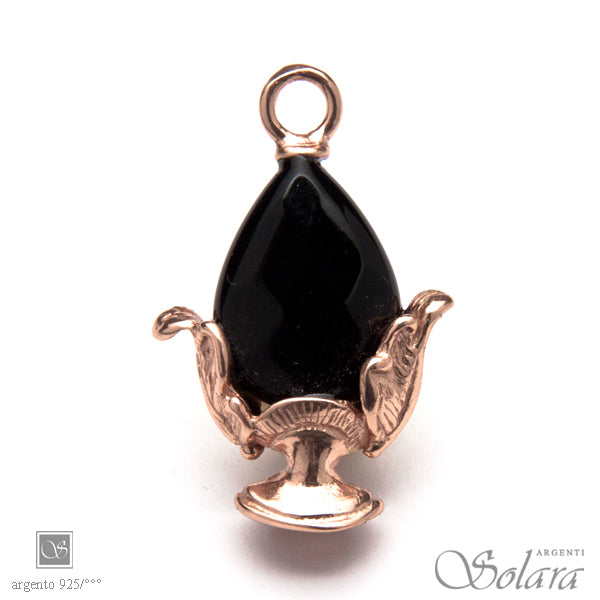 Pomodèfiure - ovale onice nero