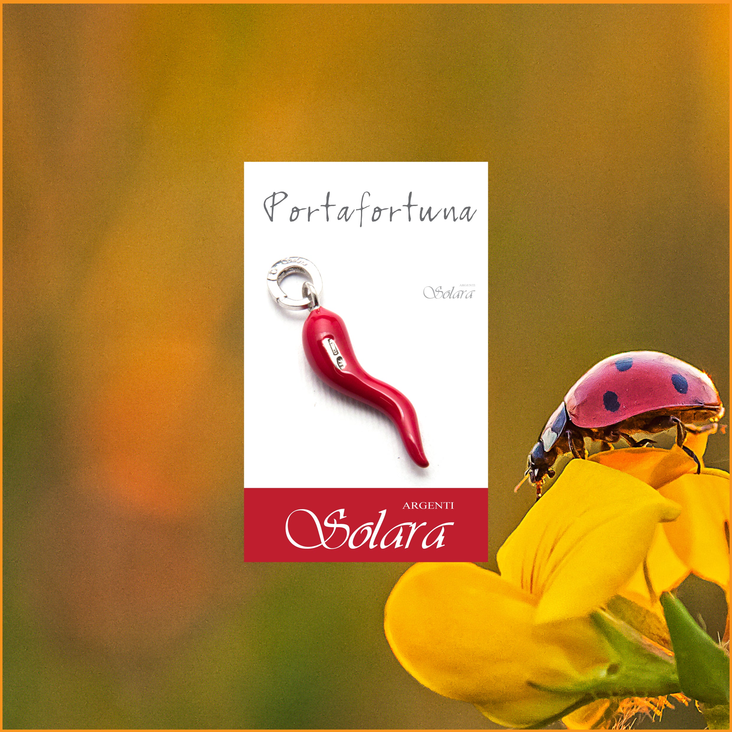 Cornetto grande smaltato mm.34