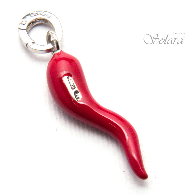 Cornetto grande smaltato mm.34