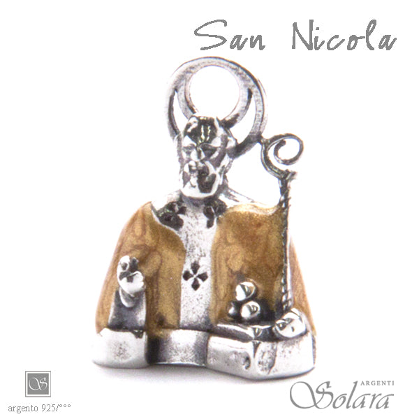 San Nicola  smaltato - Santa Klaus -