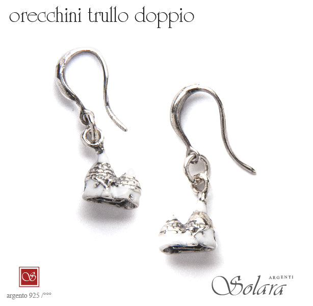 Orecchini trullo doppio con monachina
