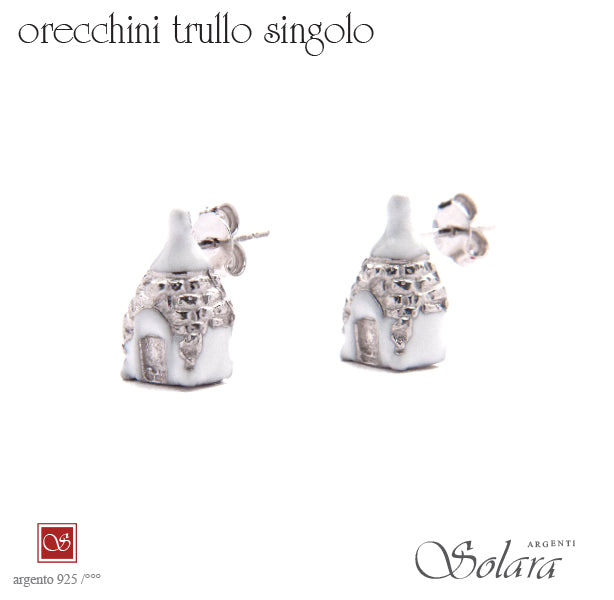 Orecchini trulli - smaltati -  SPILLO