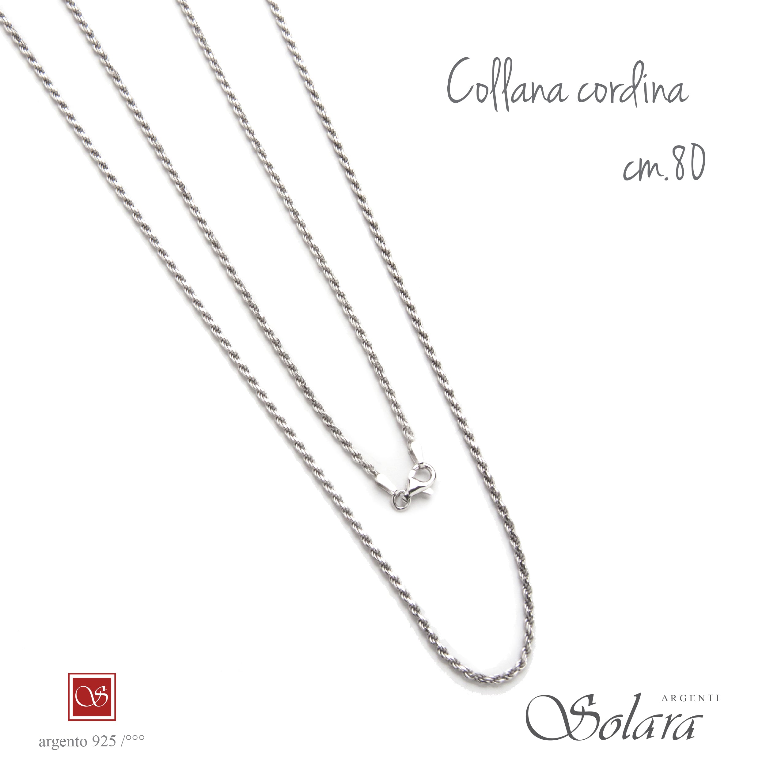 Collana Cordina cm.80