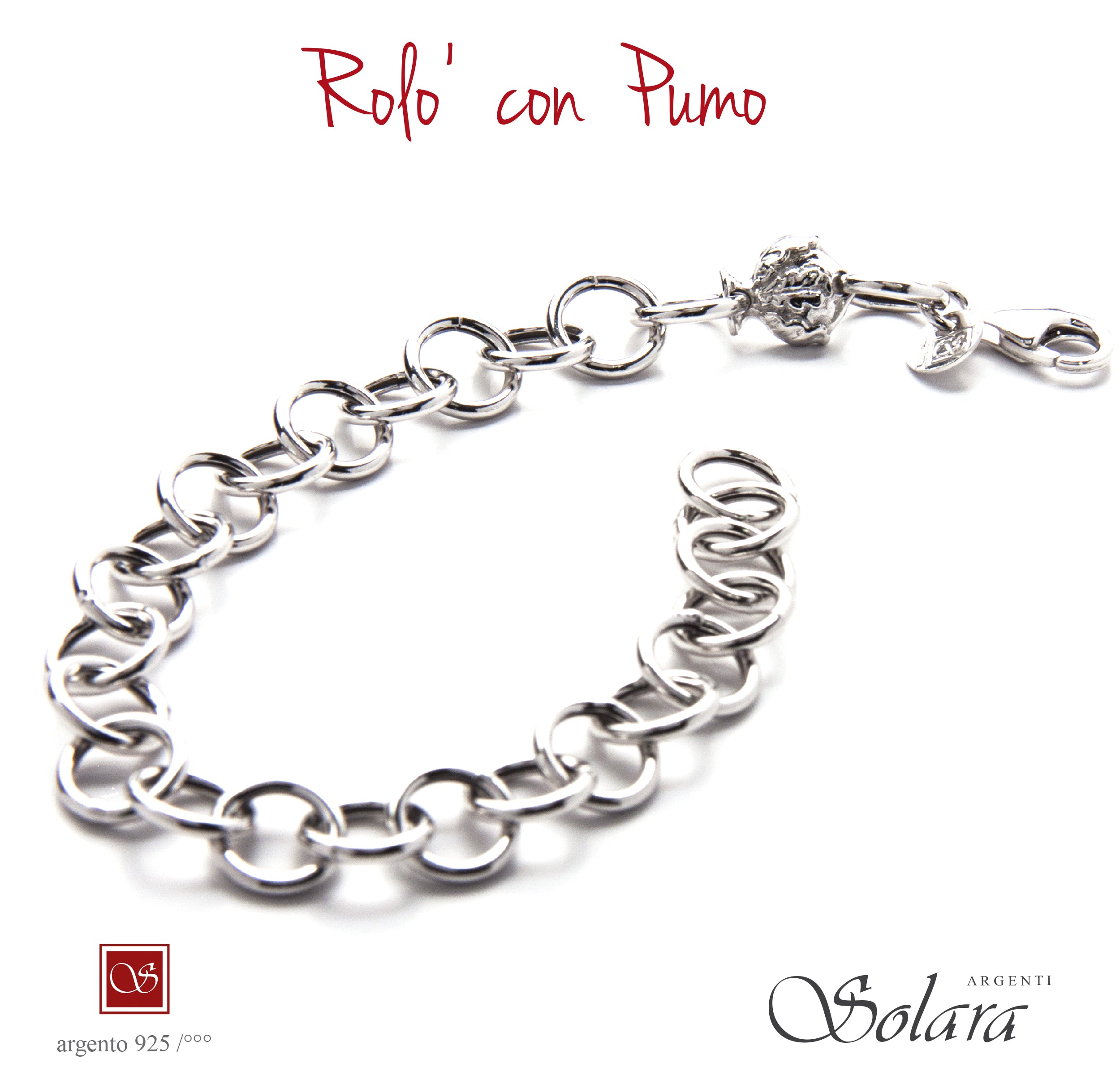 Bracciale ROLO'  925/°°° con Pomodèfiure