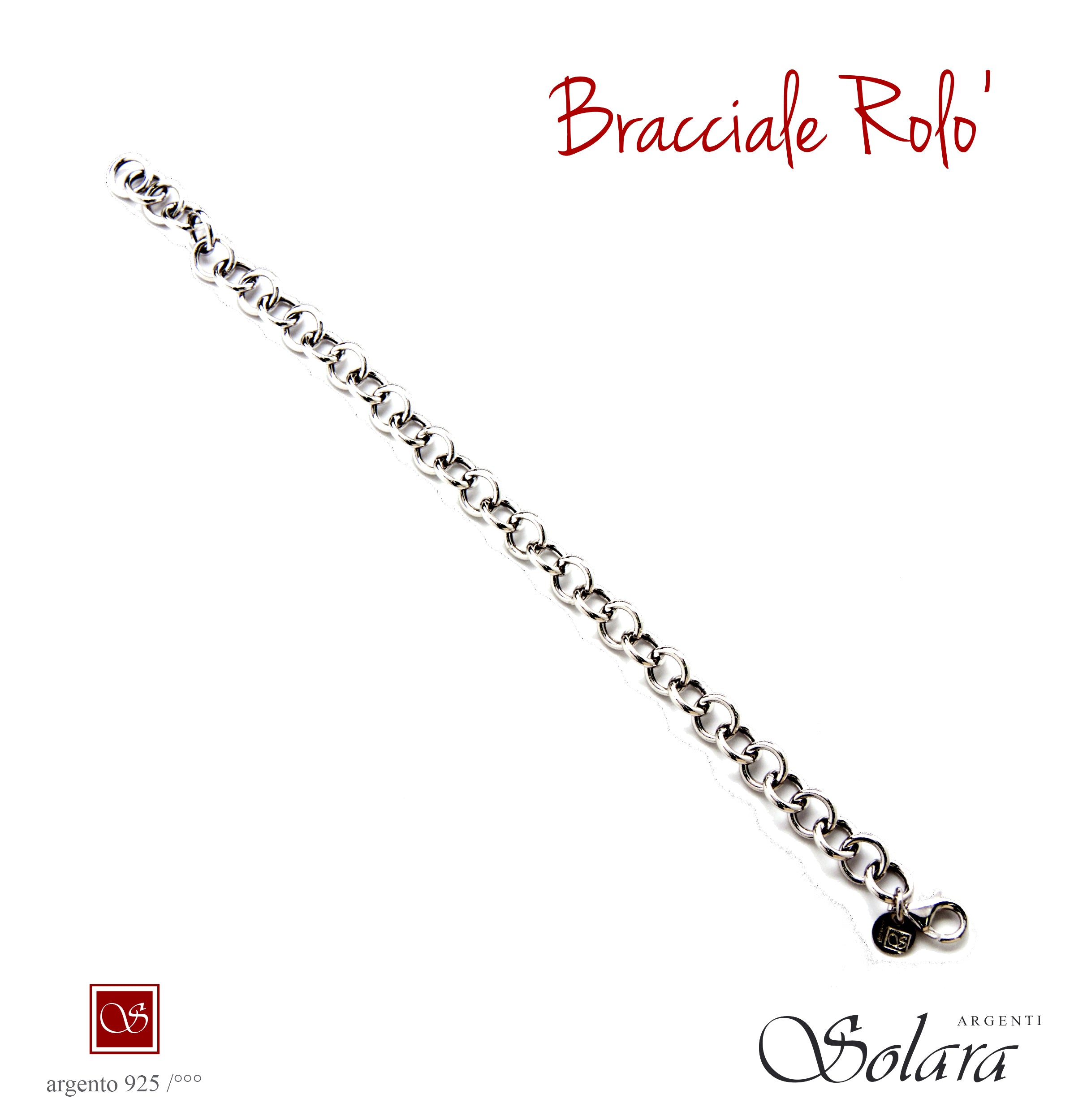 Bracciale ROLO'  925/°°° - mm.8