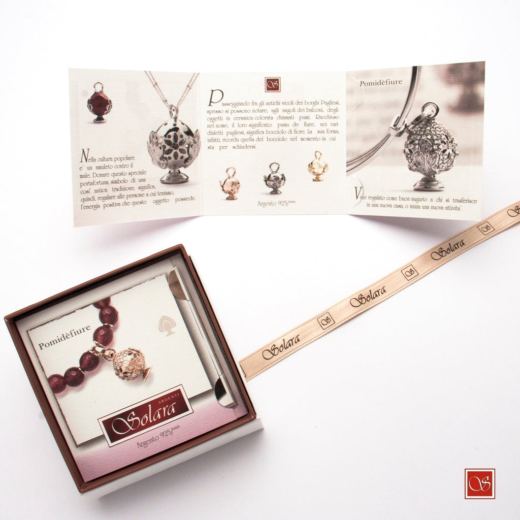 Pomidèfiure II^ misura Torchon - smaltato bianco