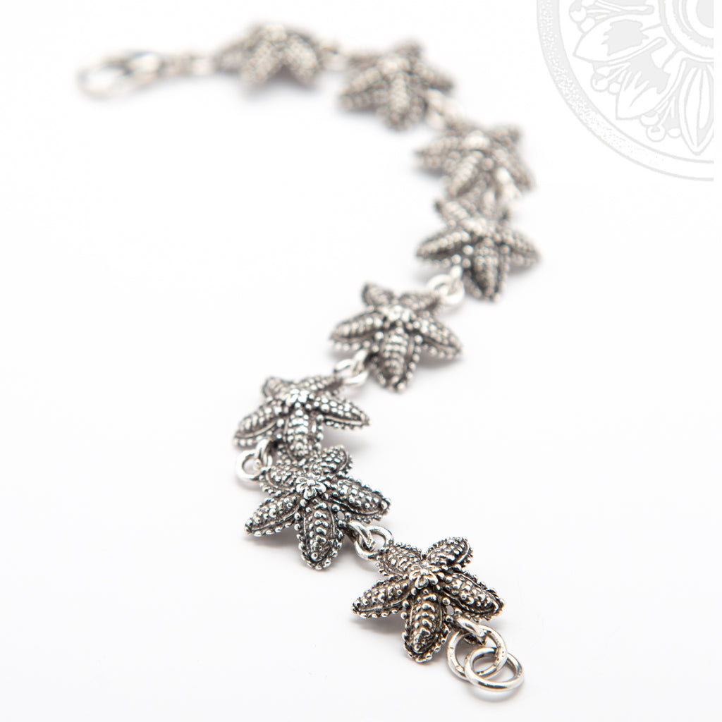 Bracciale stelle marine brunite